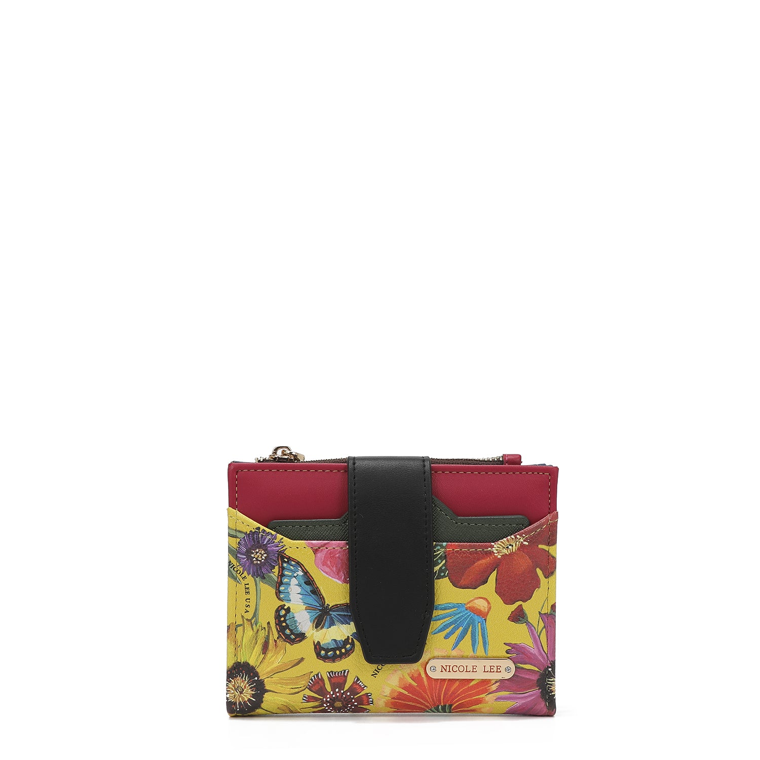 CARTERA DOBLE COMPACTA DE MODA CON BLOQUEO RFID