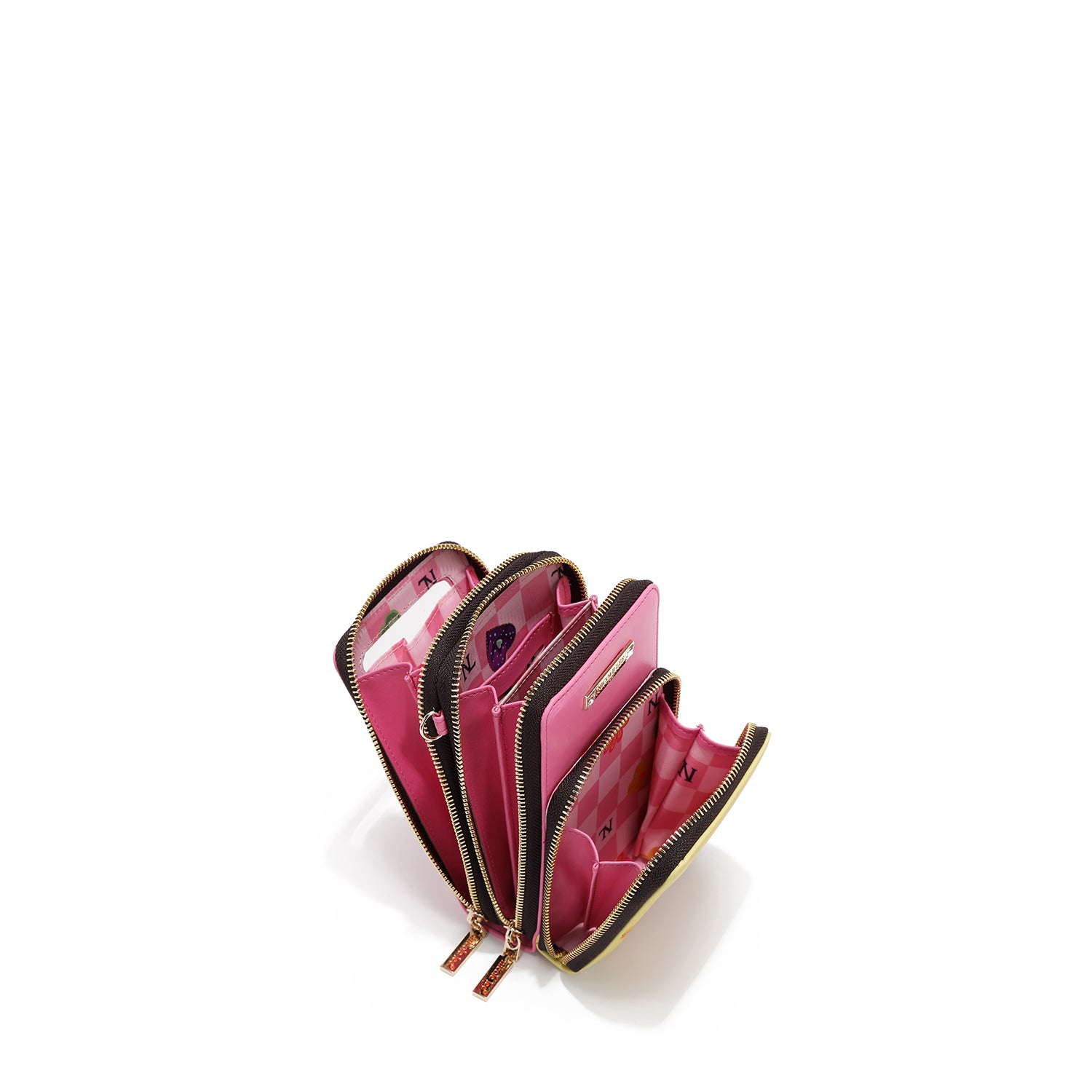 BORSA MULTIFUNZIONALE A TRACOLLA PER CELLULARE (<tc>VIOLET BLOSSOM</tc>)