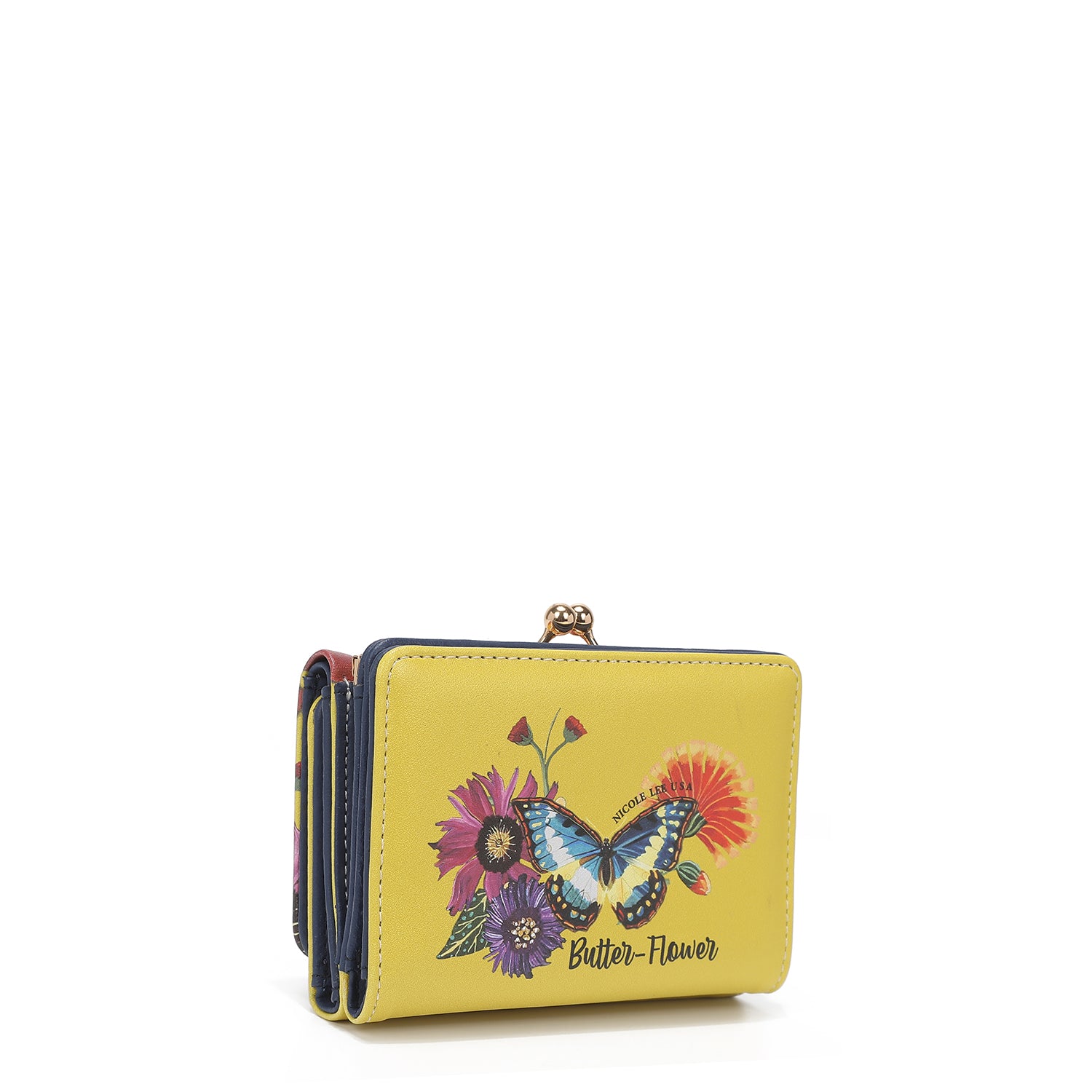 Triple Fashion Compact Portfolio mit RFID -Block