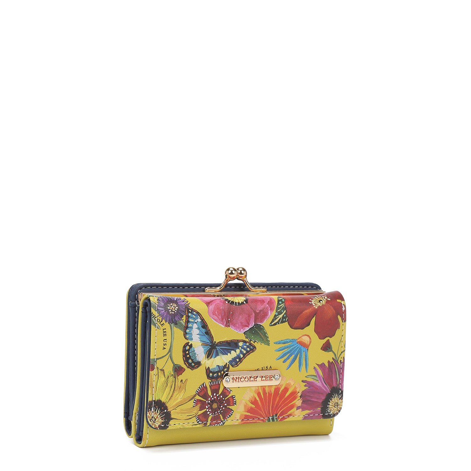 Triple Fashion Compact Portfolio mit RFID -Block