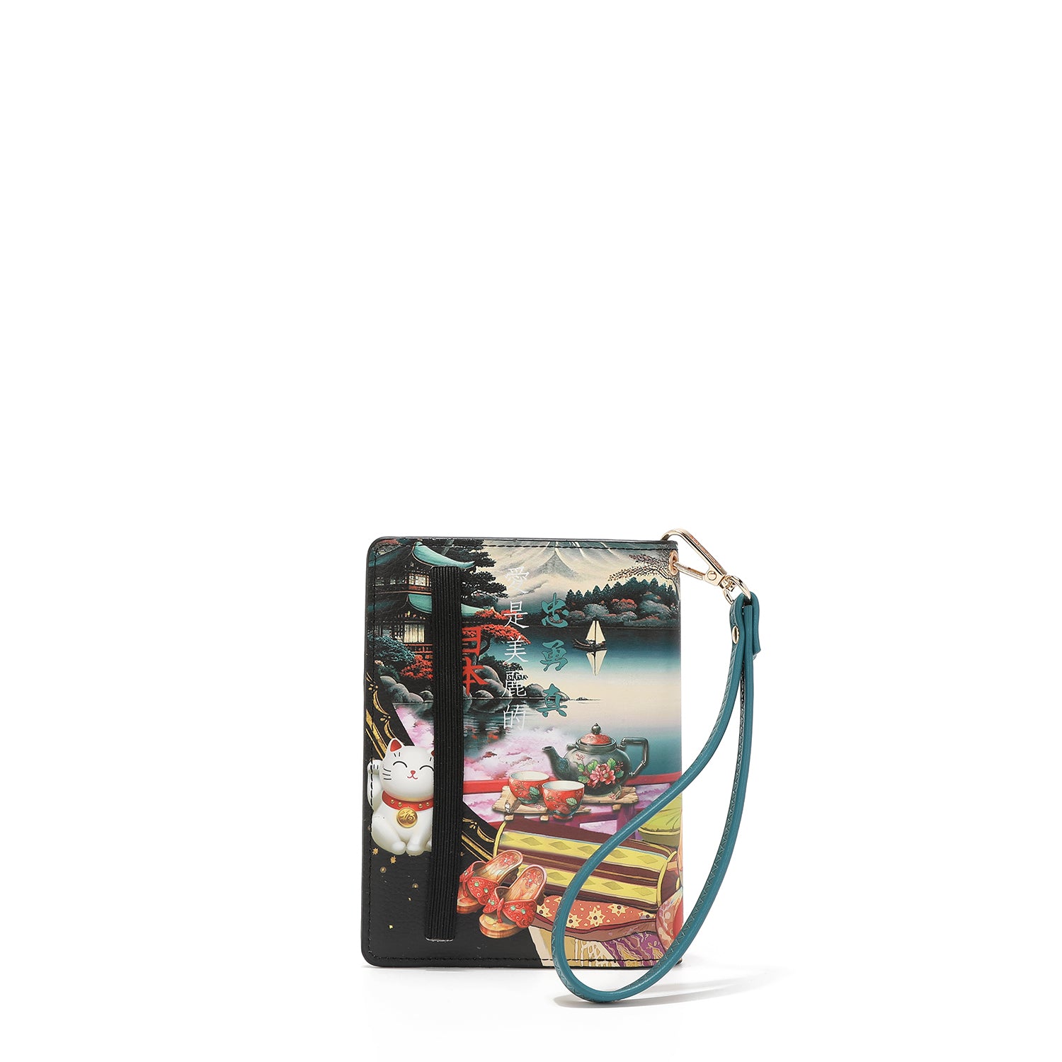 PORTAFOGLIO PASSAPORTO CON CINTURINO (<tc>AKIKO LA BELLEZA</tc>)