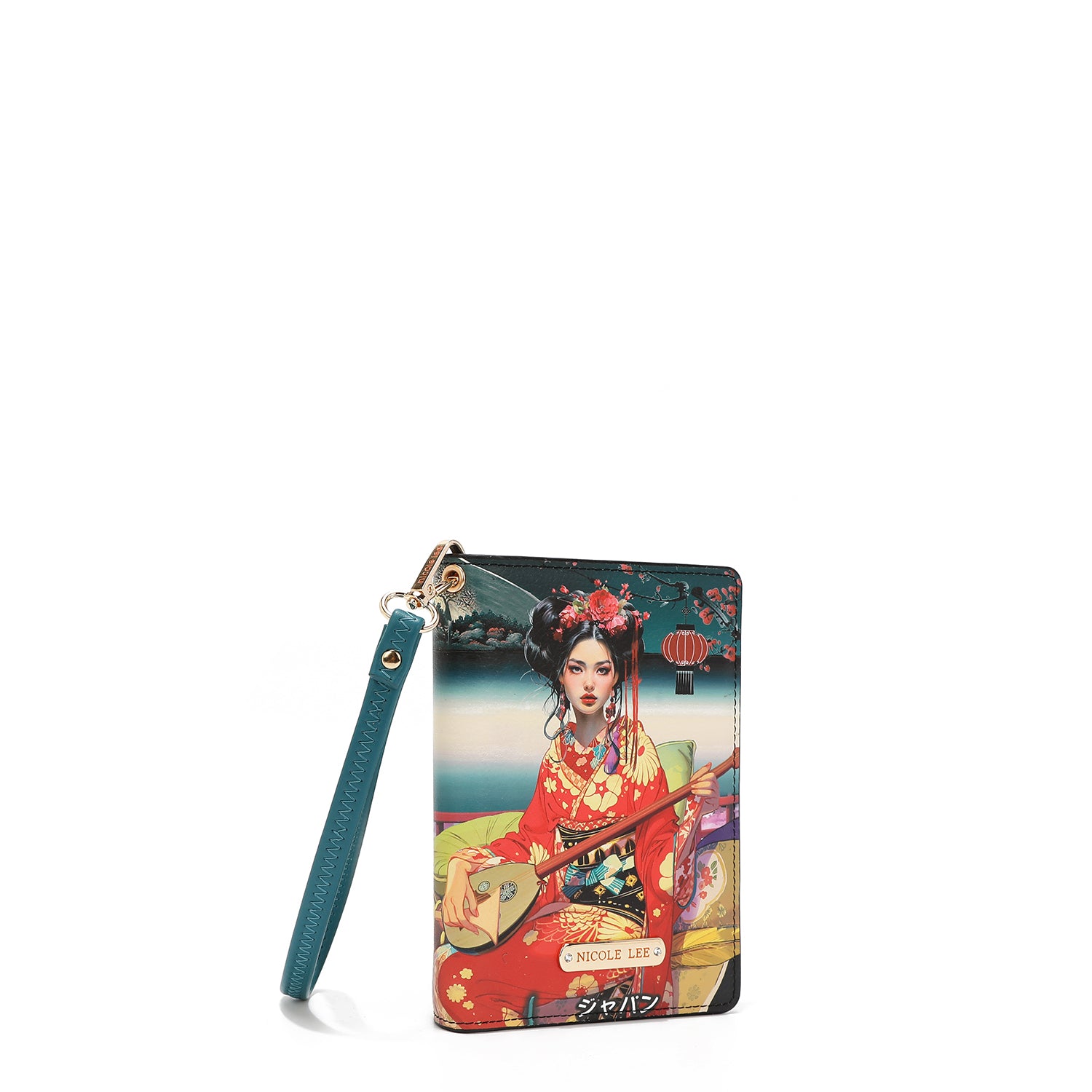 CARTEIRA PASSAPORTE COM ALÇA (<tc>AKIKO LA BELLEZA</tc>)