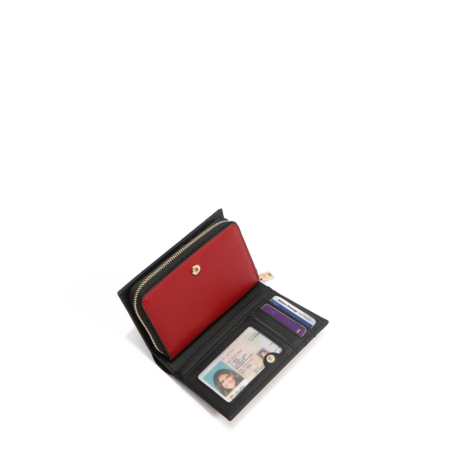 PORTEFEUILLE PLIABLE AVEC ZIP CENTRAL (<tc>SOFIA MONTANA</tc>)