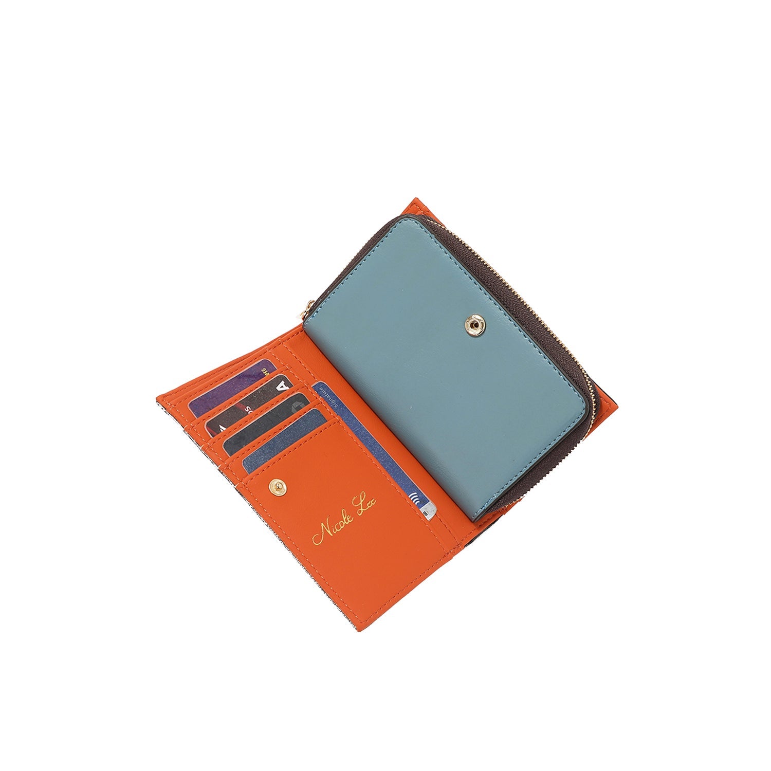 Portfolio pieghevole con cerniera centrale (smalto)