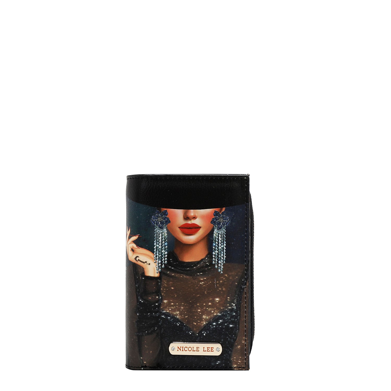 PORTEFEUILLE PLIABLE AVEC ZIP CENTRAL (<tc>SAMANTHA LA BELLEZA</tc>)