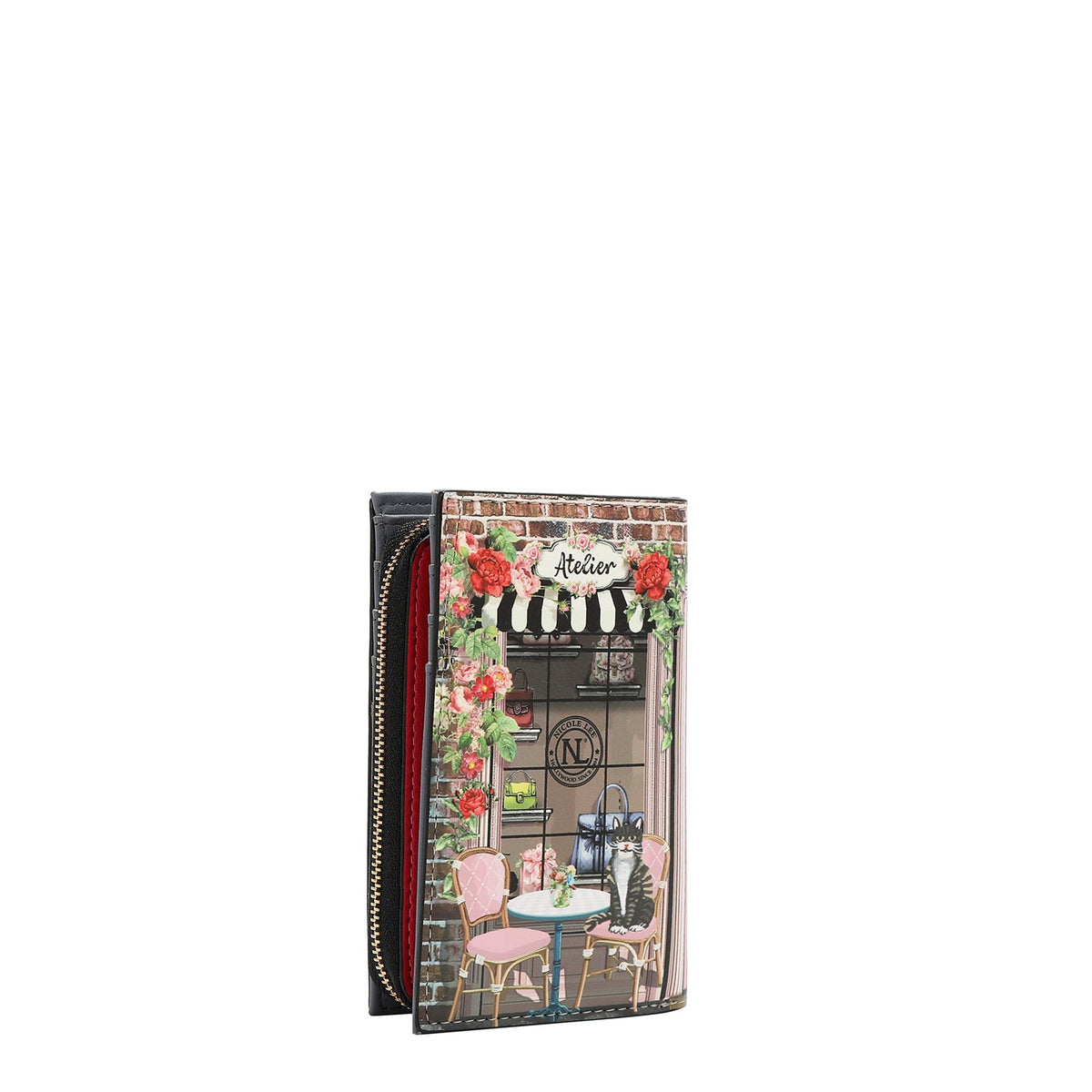 CARTERA PLEGABLE CON CREMALLERA CENTRAL (SUGAR DAY)
