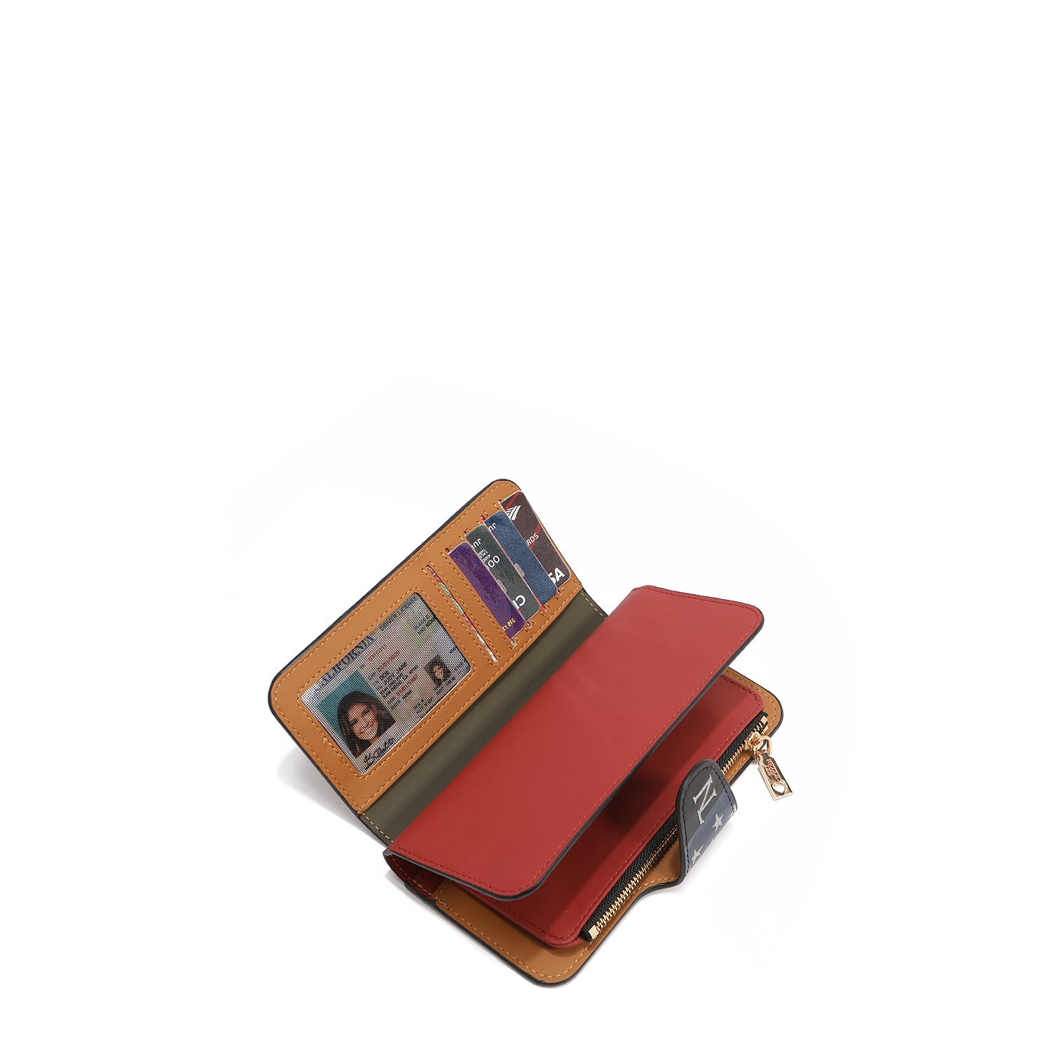 CARTERA PLEGABLE EN CAPAS (MODA SNOWFLAKE)