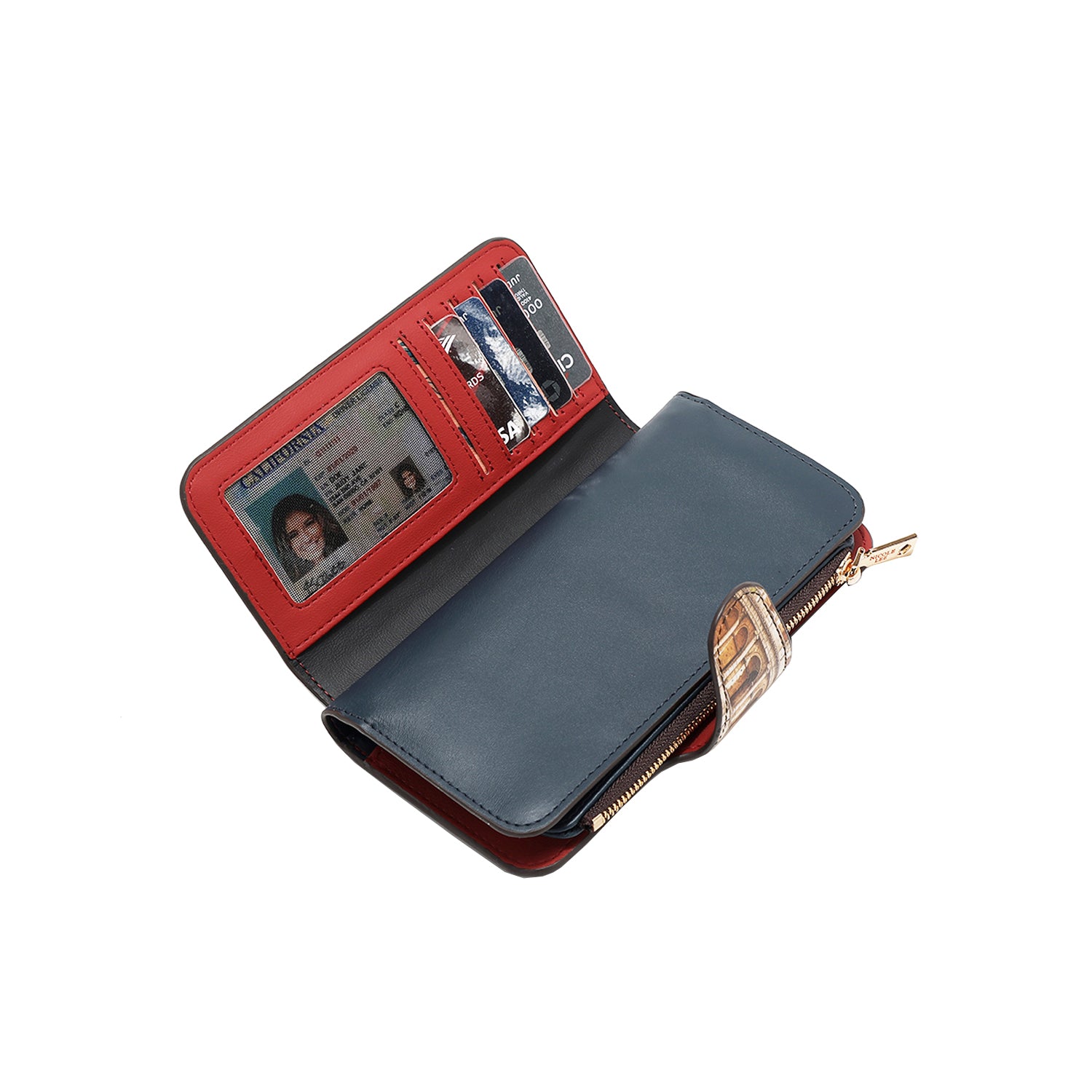 LAYERED FOLDABLE WALLET (<tc>MARTHA TRAVELS ITALY</tc>)