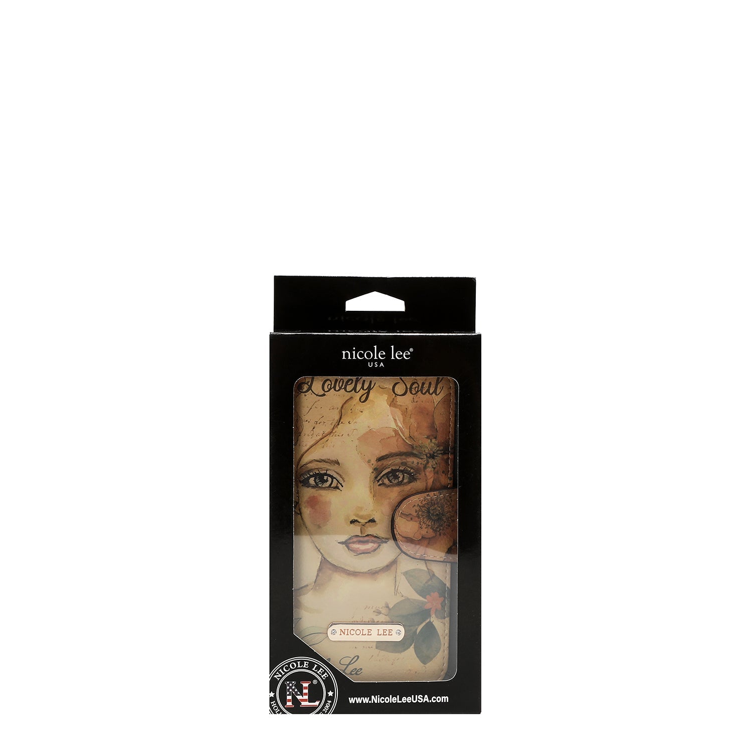 CARTERA PLEGABLE EN CAPAS (REFLECTION OF LOVE)