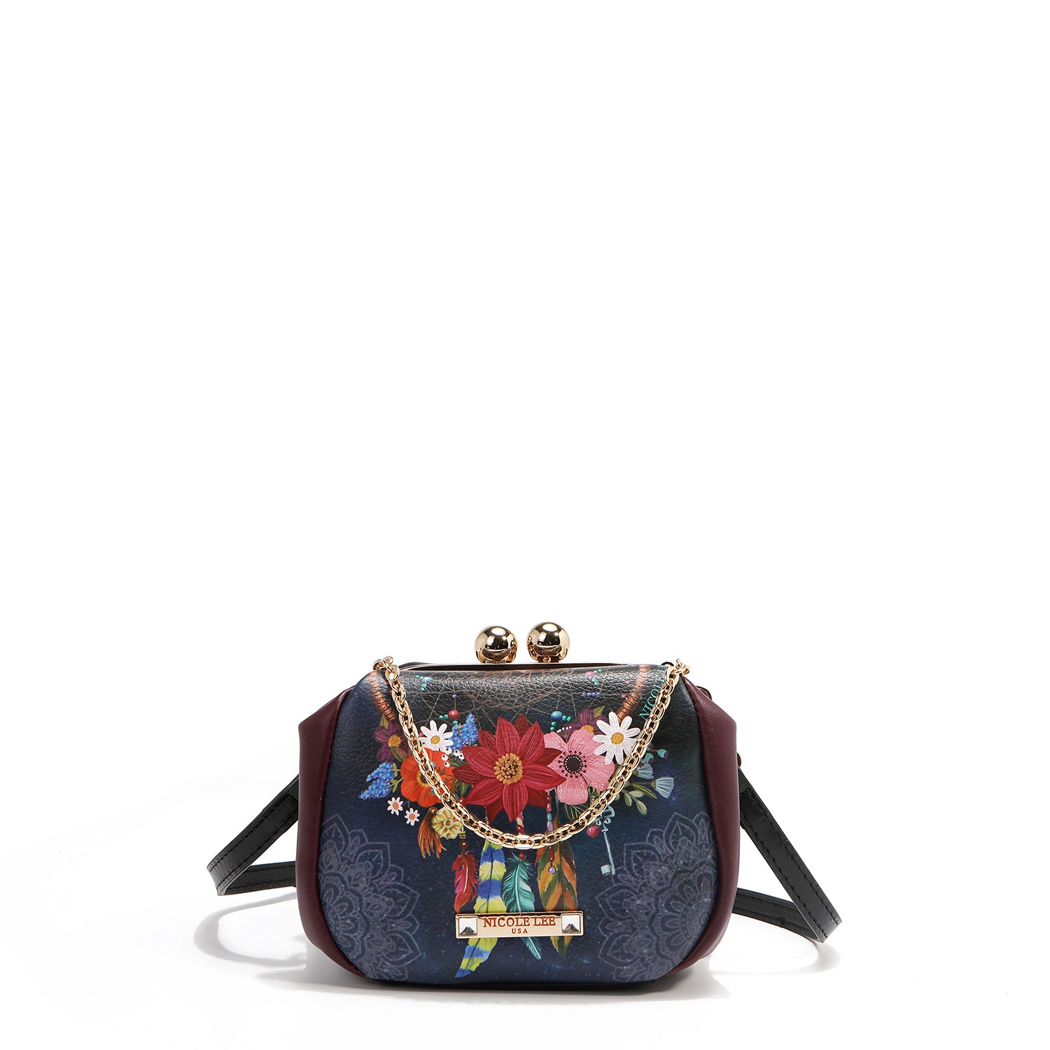 MINI SAC BANDOULIÈRE AVEC FERMETURE KISS LOCK (<tc>DREAM COMES TRUE</tc>)