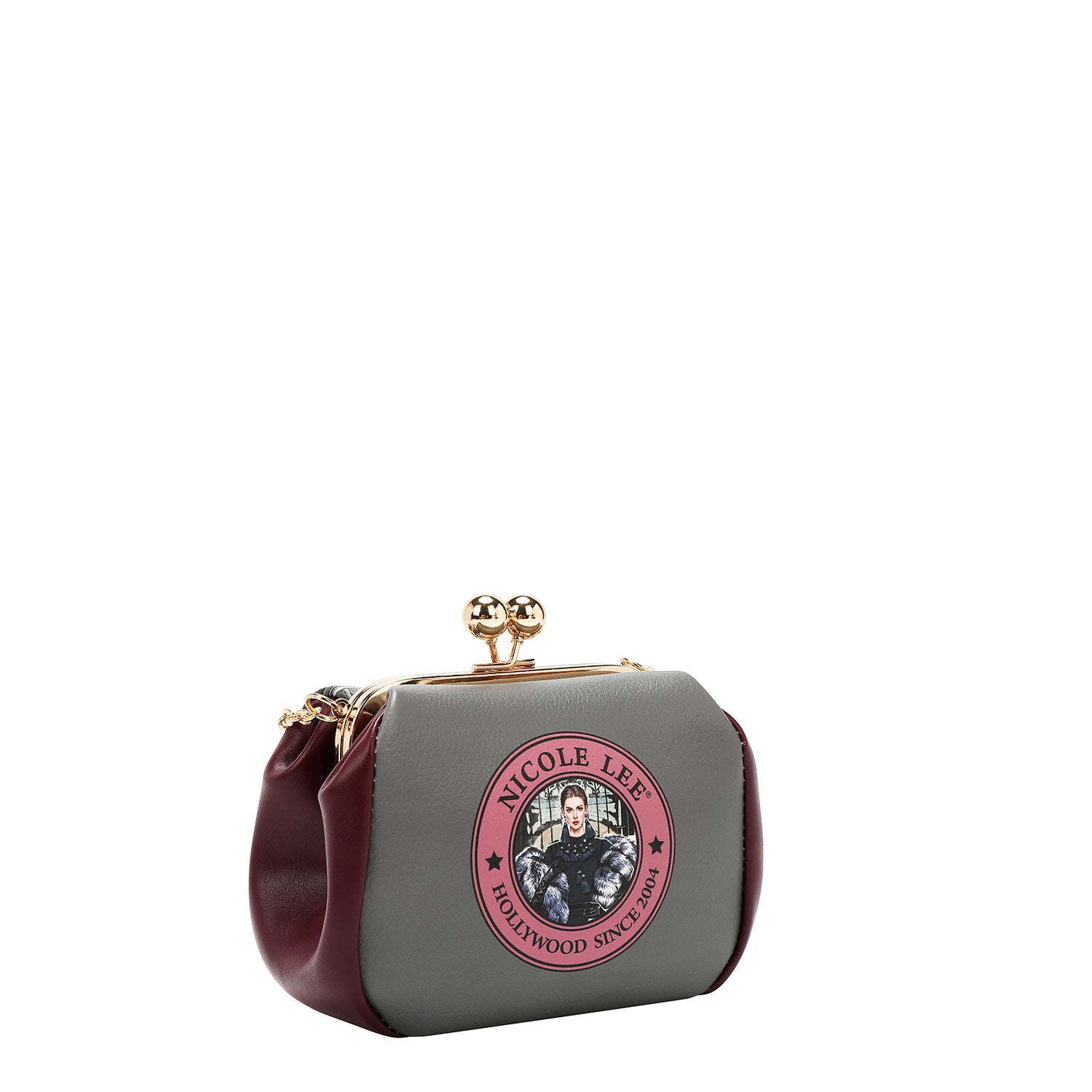 MINI SAC BANDOULIÈRE AVEC FERMETURE À FERMETURE BAISER (<tc>MODA SNOWFLAKE</tc>)