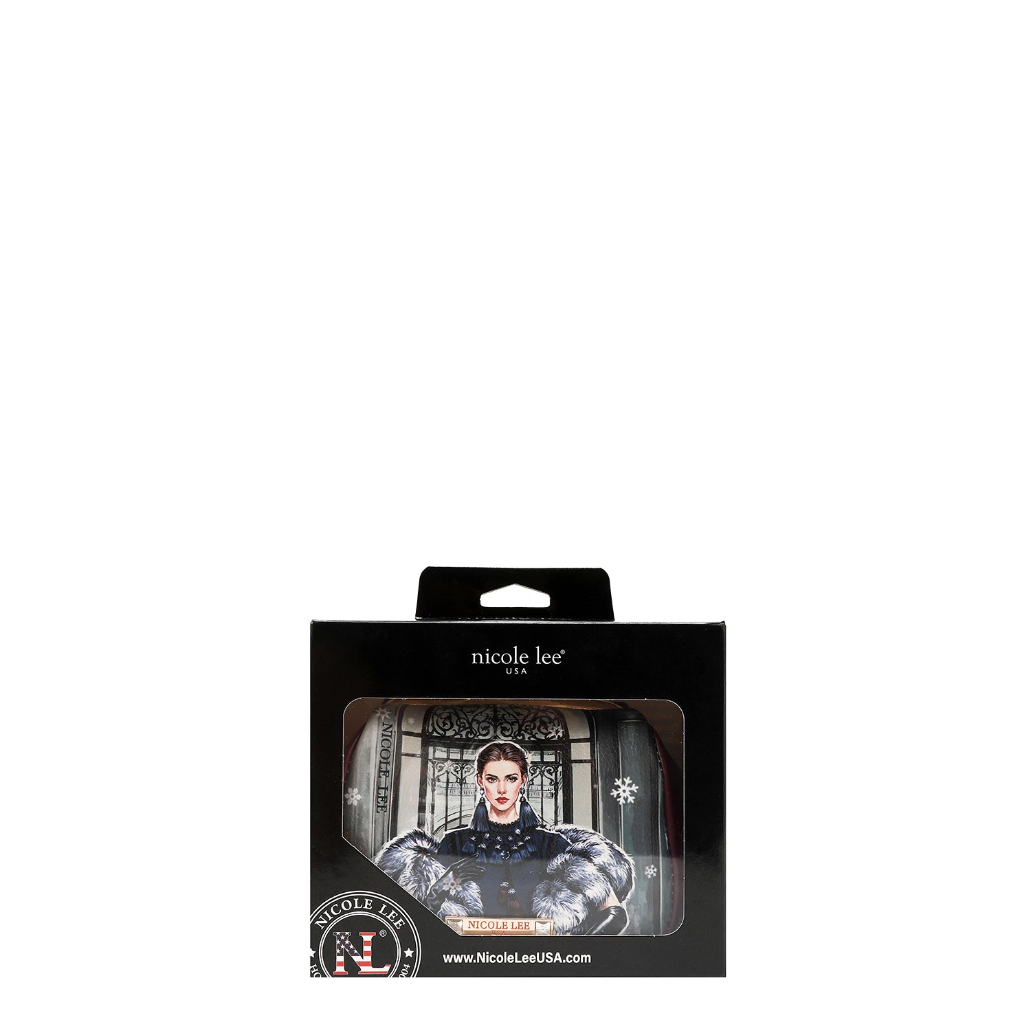 MINI SAC BANDOULIÈRE AVEC FERMETURE À FERMETURE BAISER (<tc>MODA SNOWFLAKE</tc>)