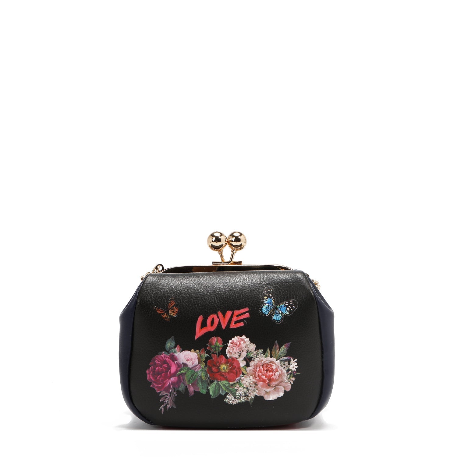 MINI BOLSA TIRACOLO COM FECHO KISS LOCK (SABINA IMAGINES)