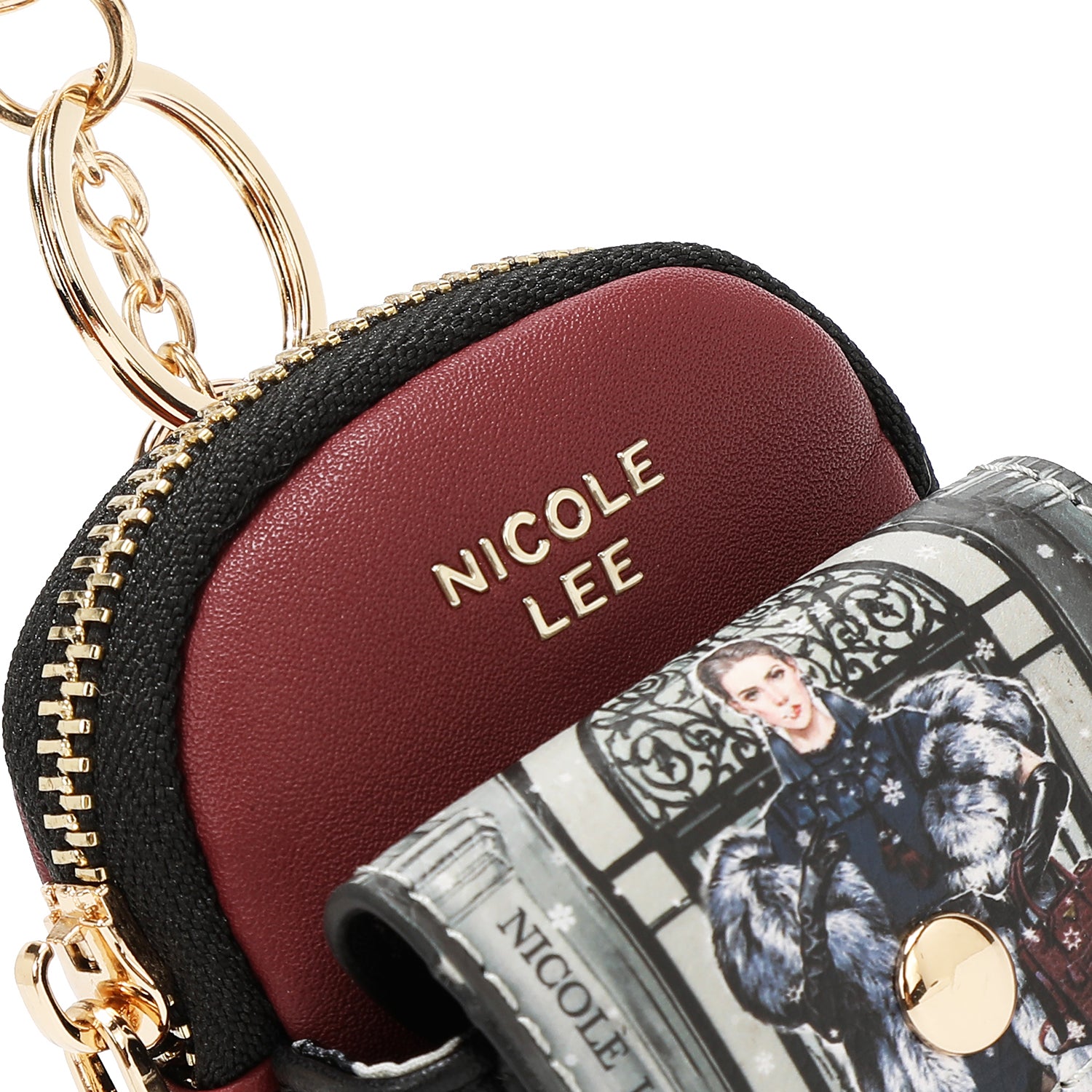 PORTE-CLÉS AVEC MINI-ÉTUI (<tc>MODA SNOWFLAKE</tc>)