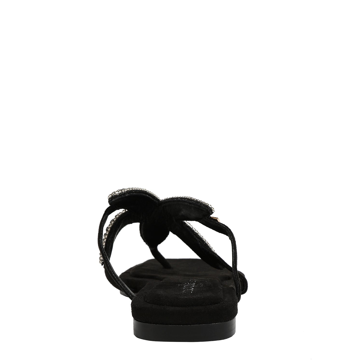 SANDALIAS DE DEDO CON ESTRELLA DE MAR (NEGRO)