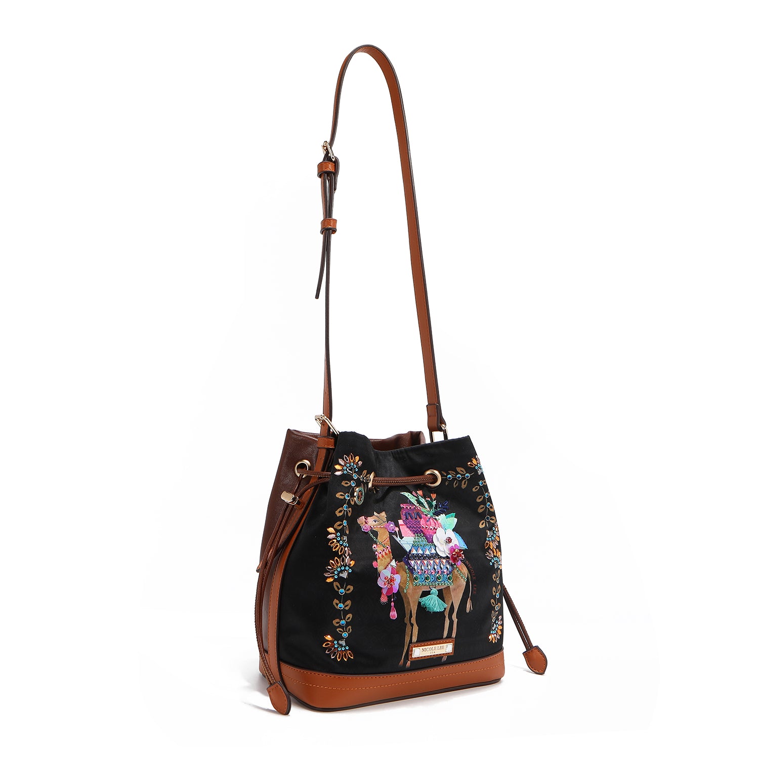 BUCKET CROSSBODY BAG (SAHARA TREASURE)