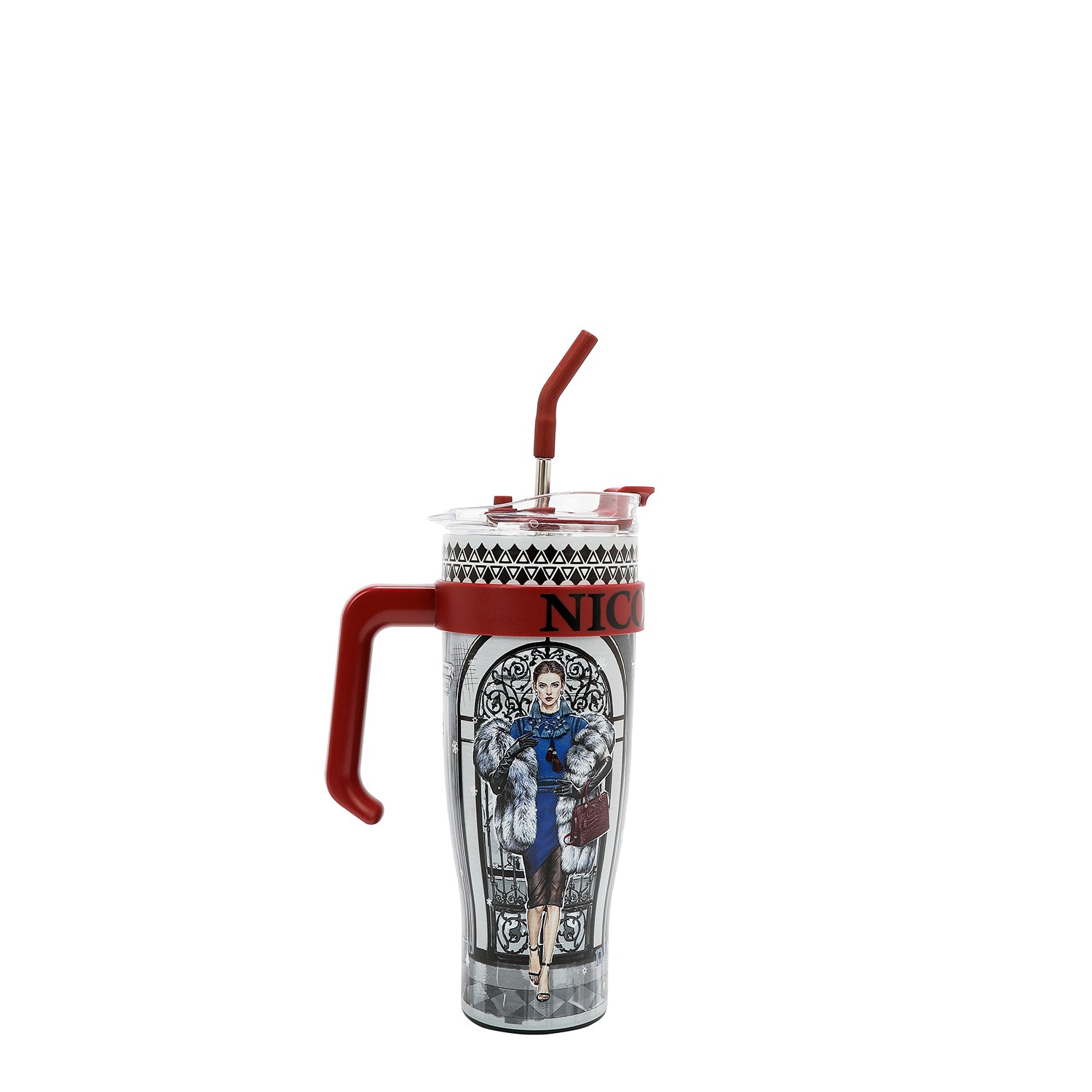 TASSE DESIGN DE 1,2 L AVEC POIGNÉE (<tc>MODA SNOWFLAKE</tc>)