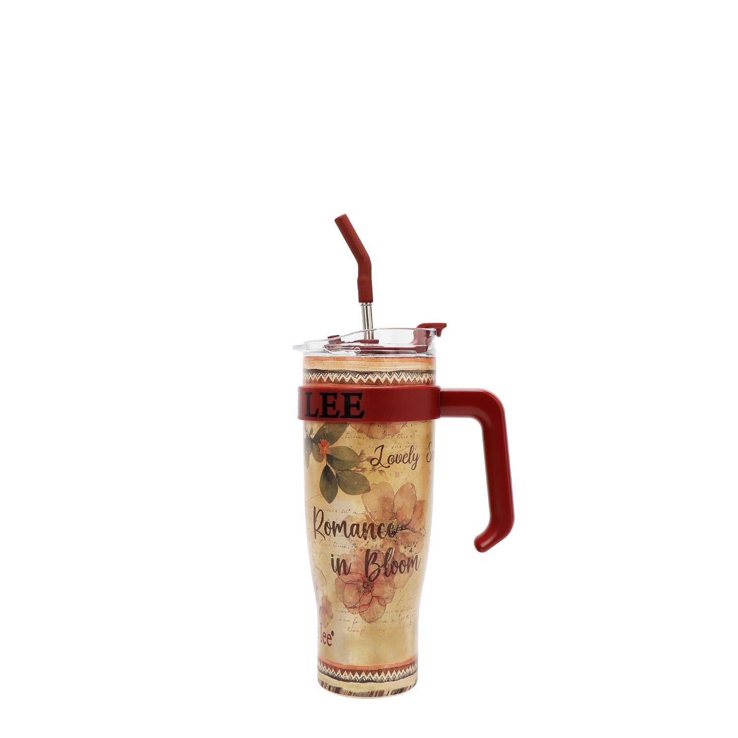 VASO CON ASA 1.2L CON DISEÑO (REFLECTION OF LOVE)