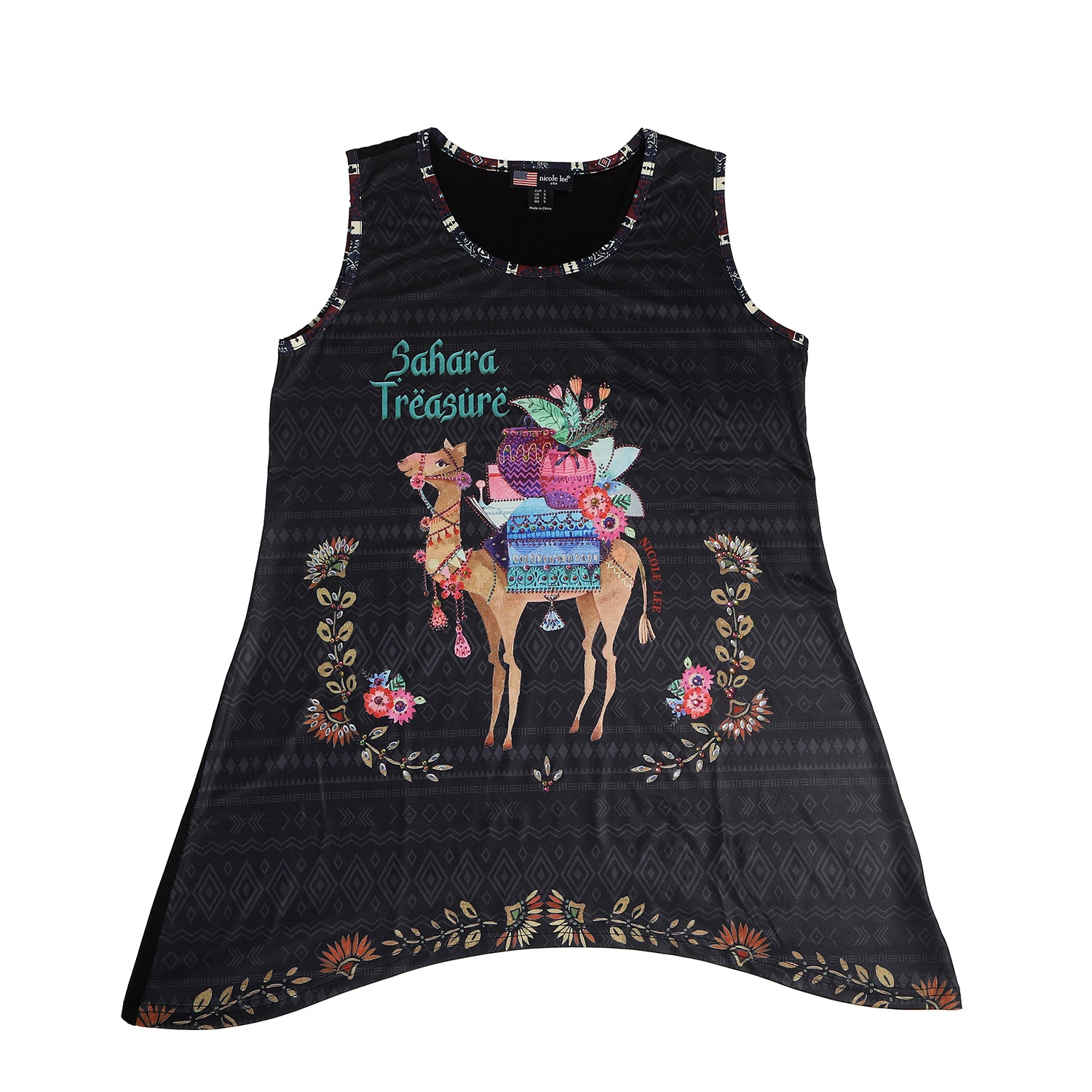 Tunica tunica Nicole Lee avec noir brillant (trésor du Sahara)