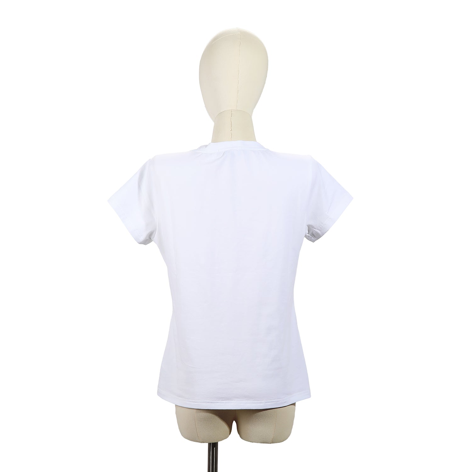 T-SHIRT COL V MODE (<tc>QUEEN CLEOPATRA</tc> BLANC)
