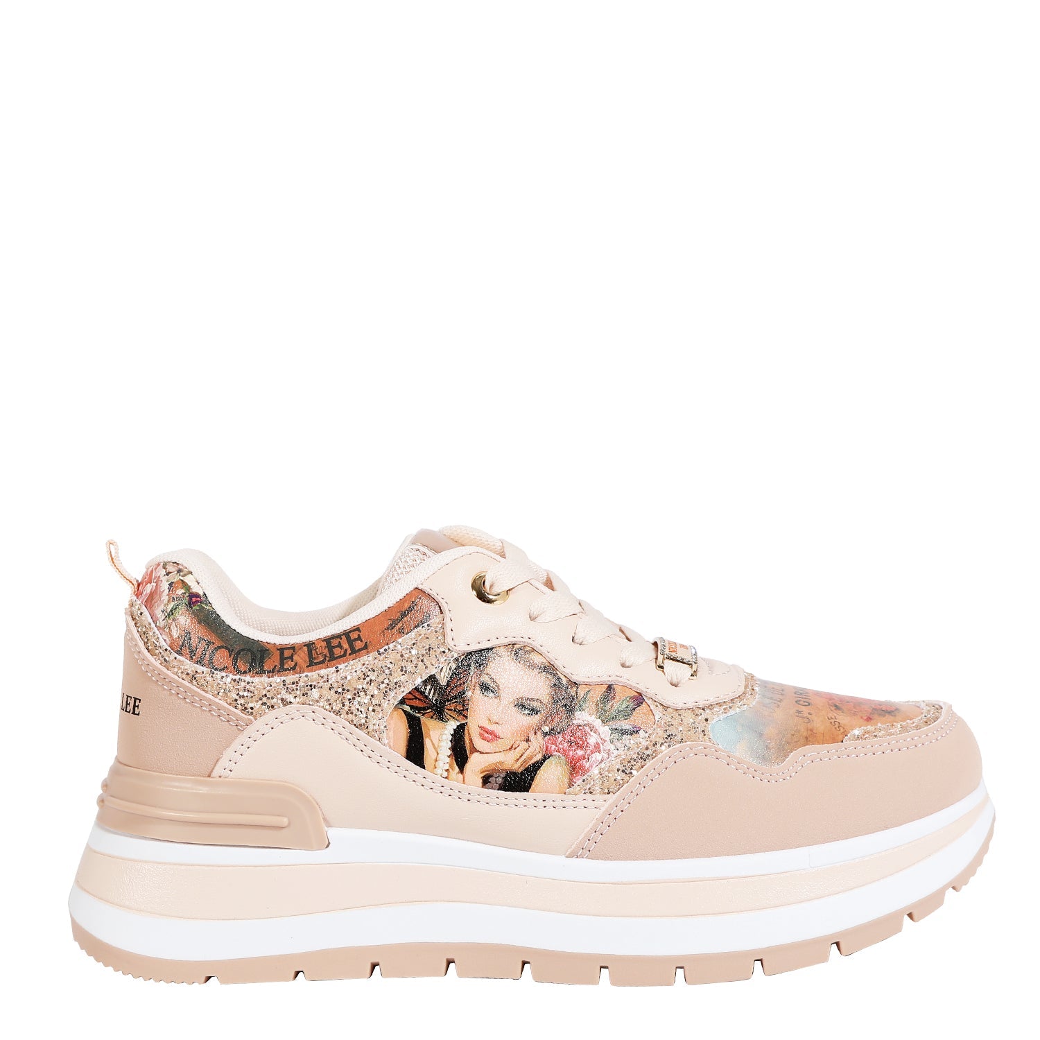 ZAPATILLAS BRILLANTES DE MODA (SABINA IMAGINES)