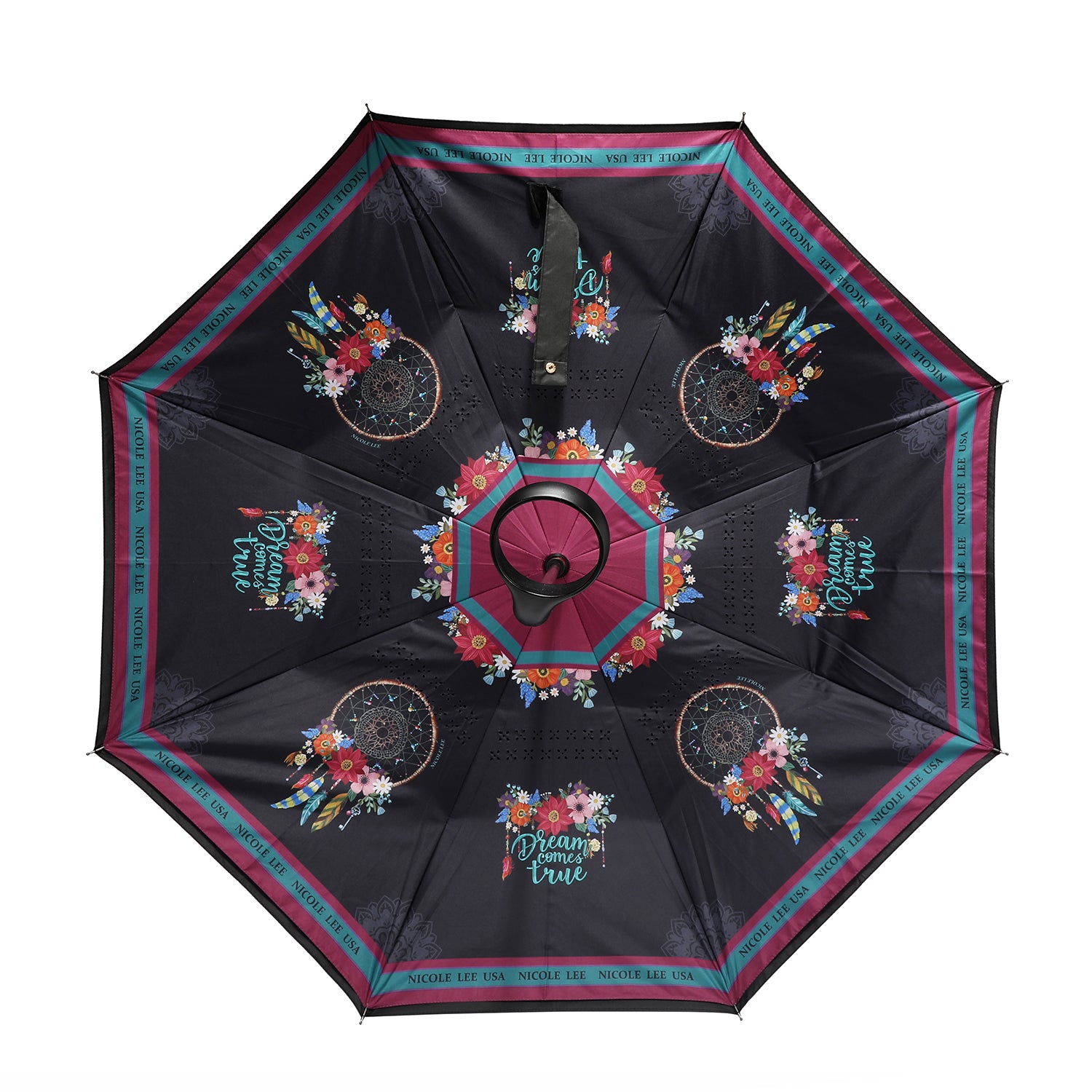 PARAPLUIE PORTE-GOBELET INVERSÉ BLAKELY (<tc>DREAM COMES TRUE</tc>)