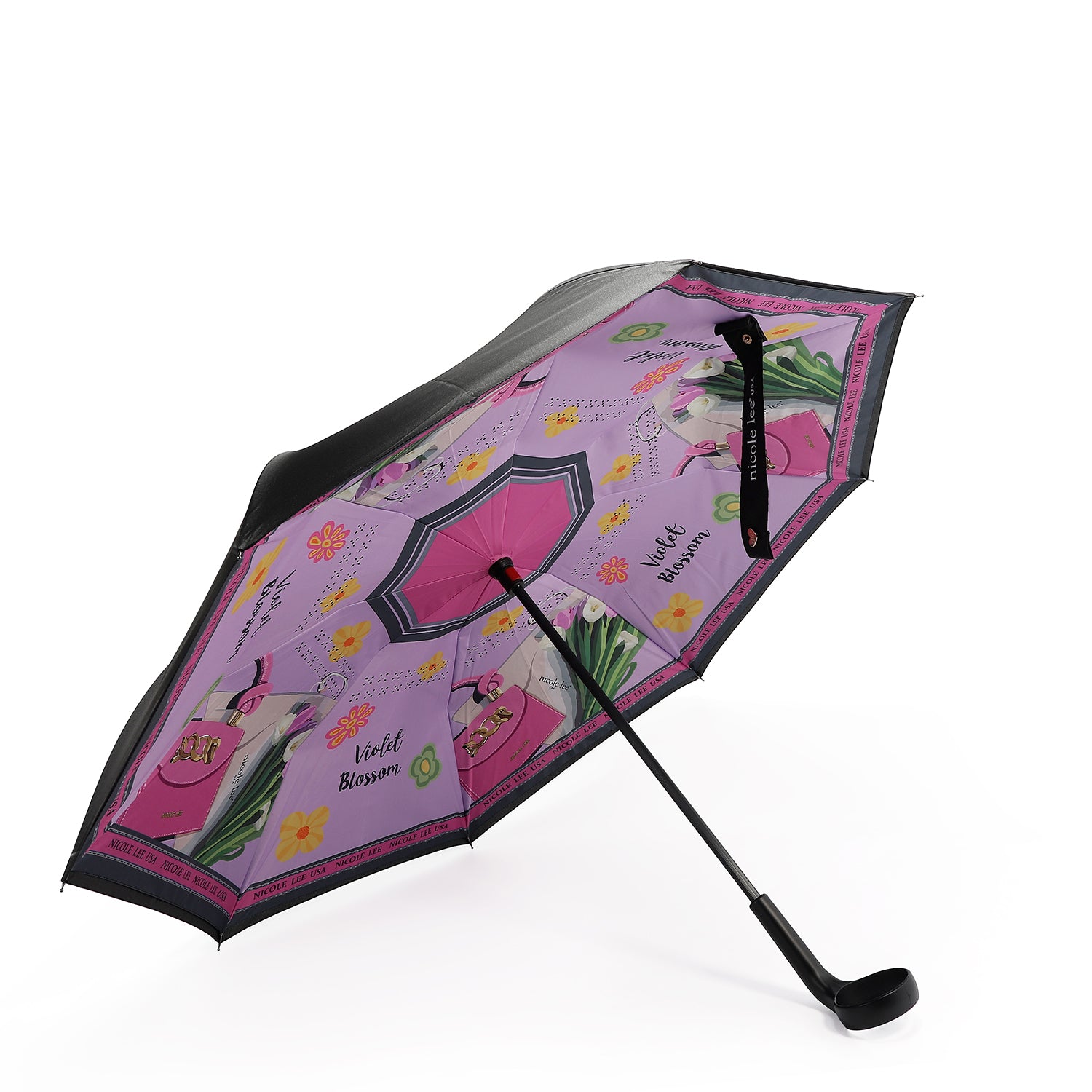 BLAKELY UMGEKEHRTER BECHERHALTER-SCHIRM (<tc>VIOLET BLOSSOM</tc>)