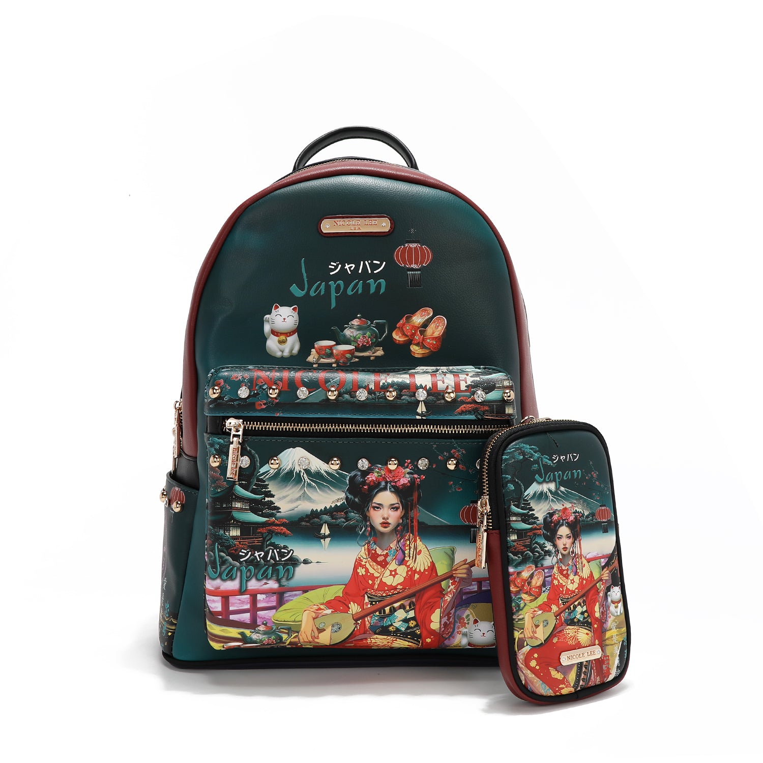 GRAND SAC À DOS AVEC PORT DE CHARGEMENT USB ET SAC (<tc>AKIKO LA BELLEZA</tc>)