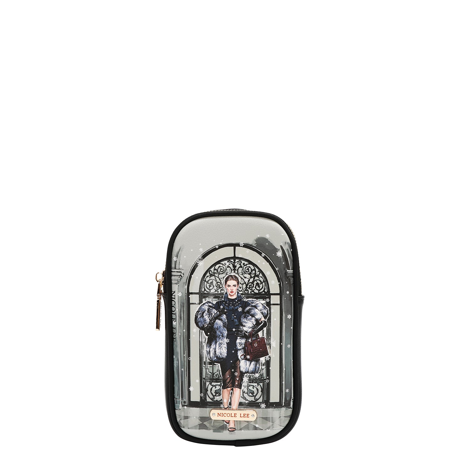 GRAND SAC À DOS À LA MODE AVEC PORT DE CHARGEMENT USB ET POCHETTE (<tc>MODA SNOWFLAKE</tc>)