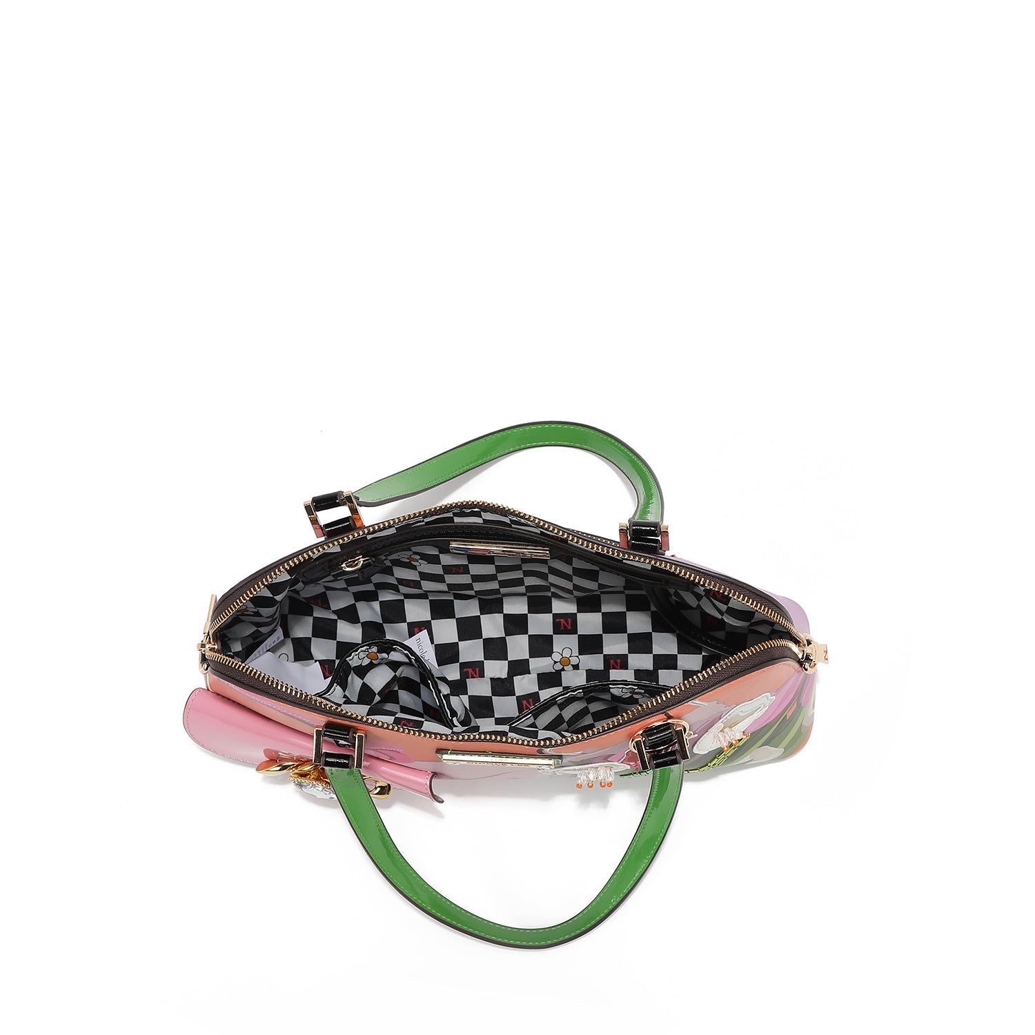 BORSA A TRACOLLA A CUPOLA (<tc>VIOLET BLOSSOM</tc>)