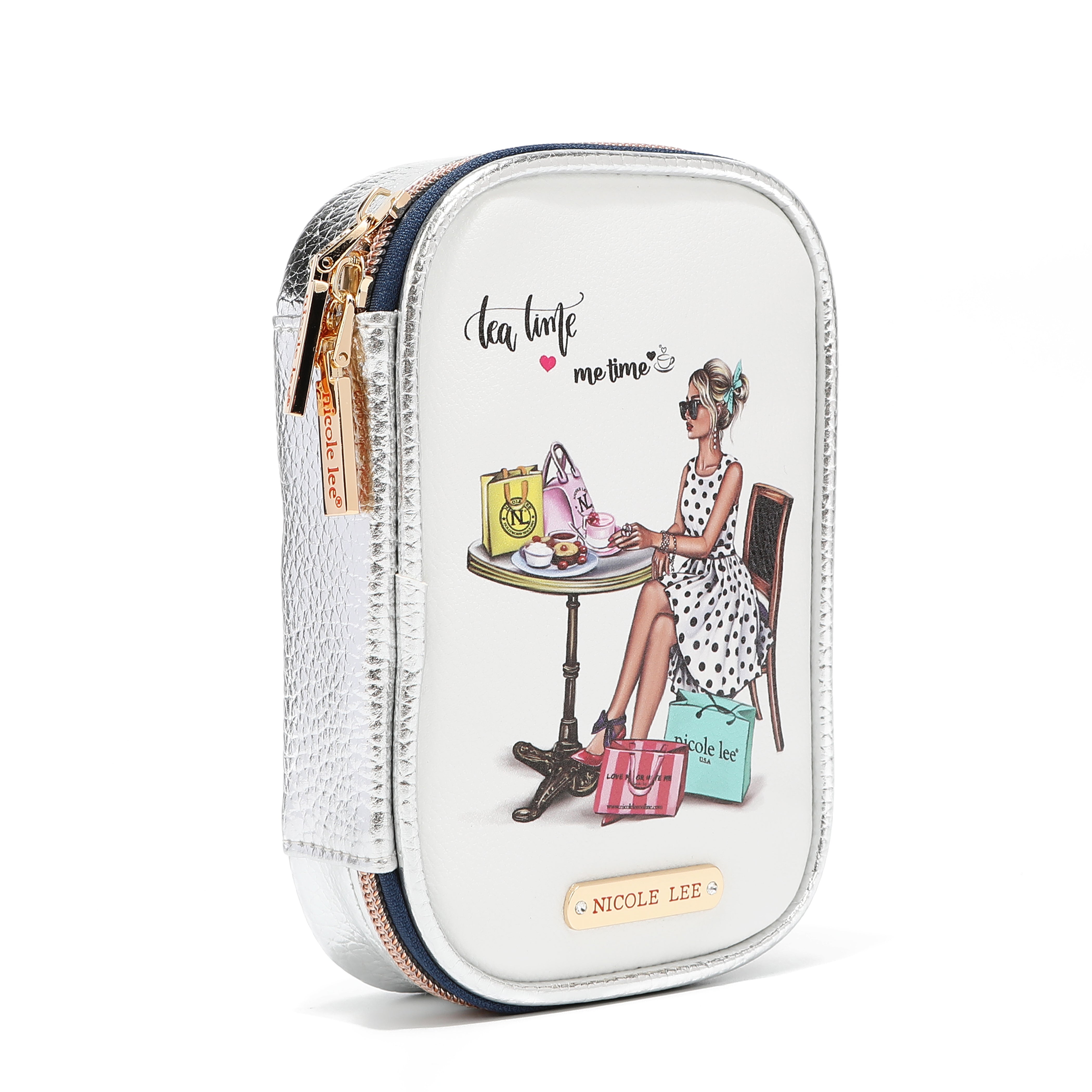 Set di pennelli per il trucco con custodia