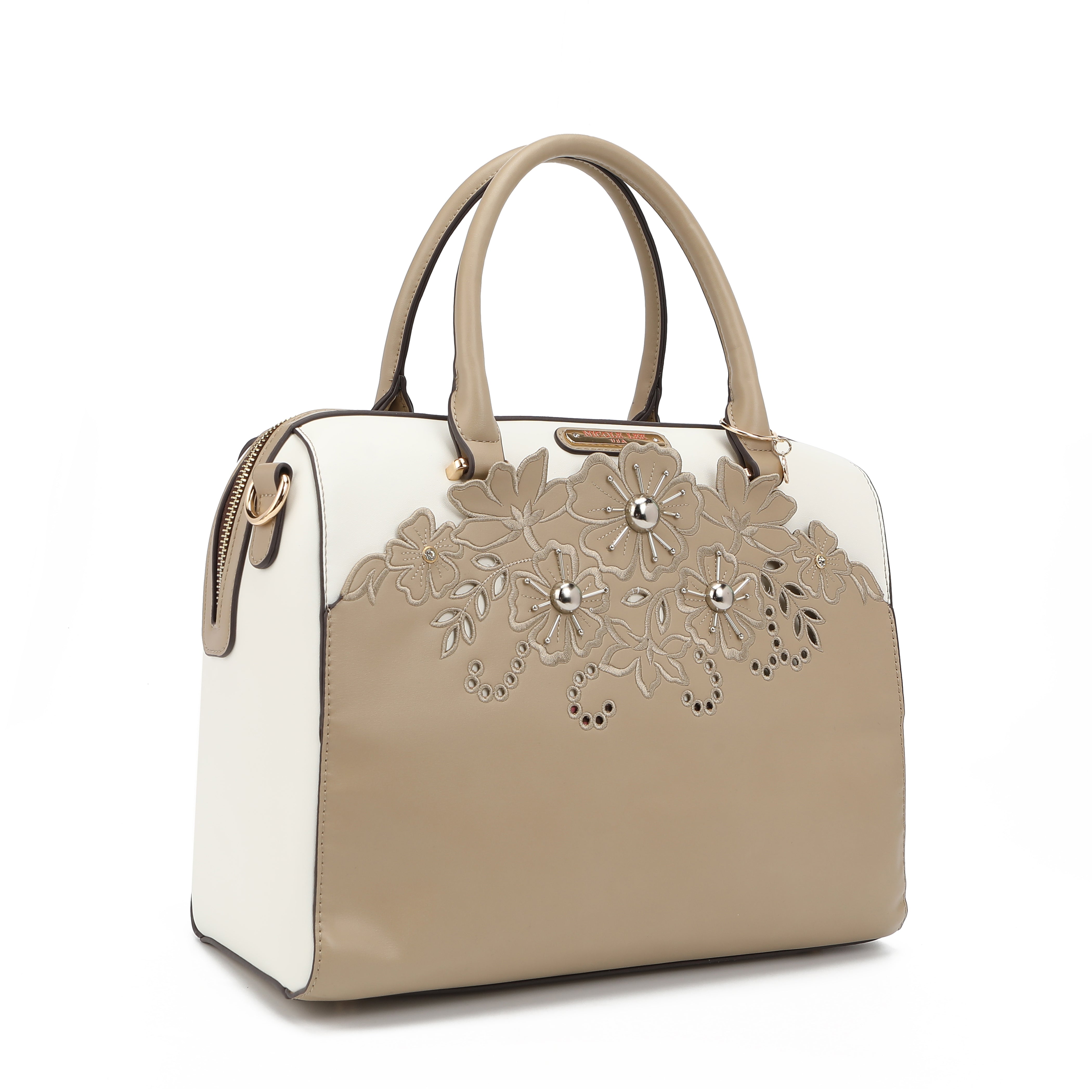 Boston Bike mit blumiger Stickerei