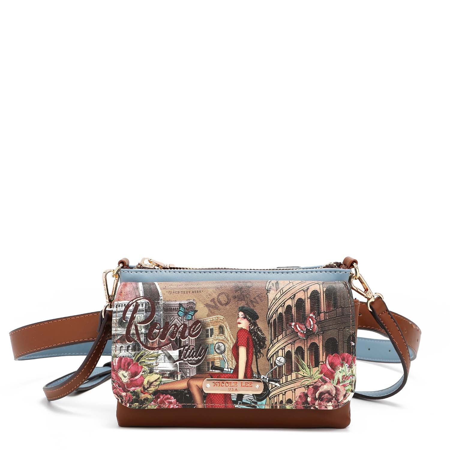 Cabrio Fine a Bandolera mit Druck