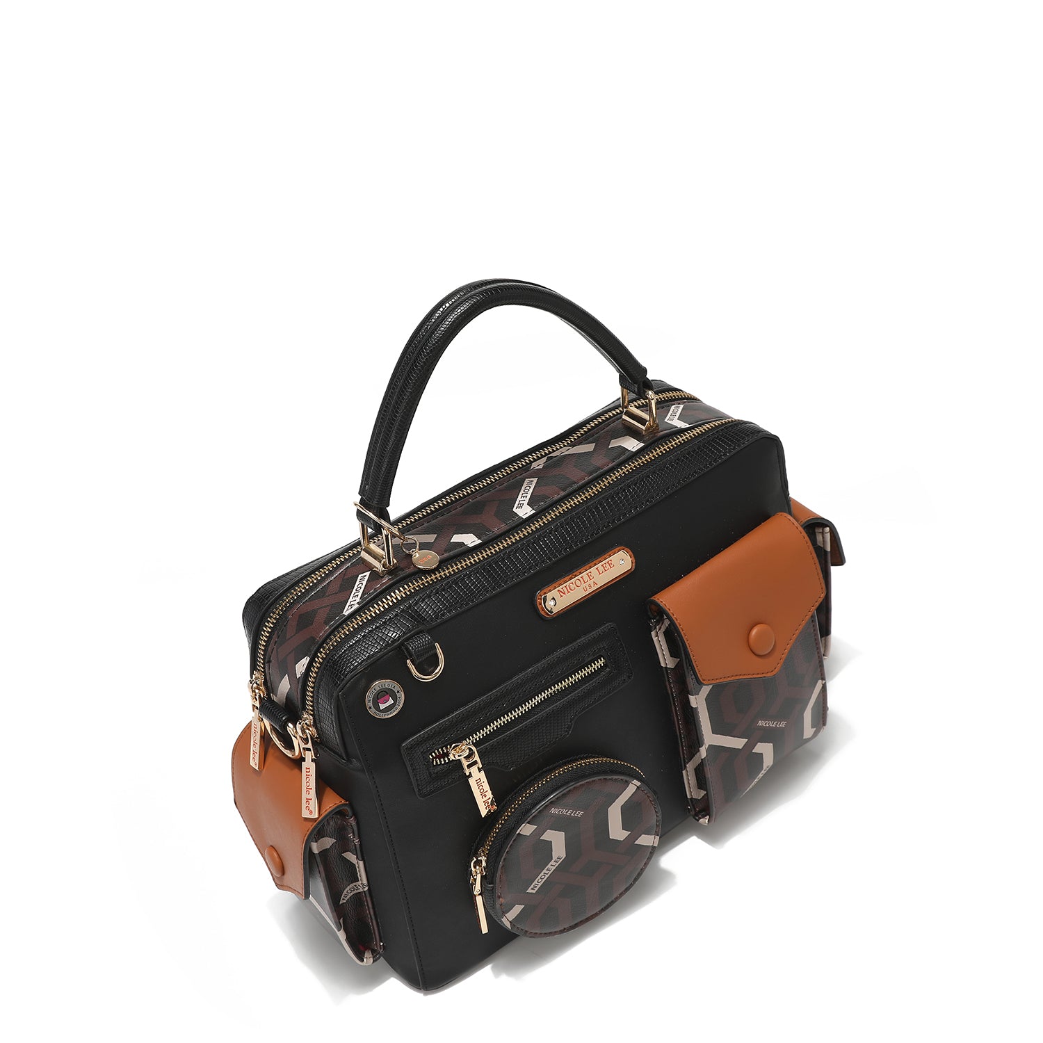 BORSA A TRACOLLA MEDIA "GEOMETRICA".