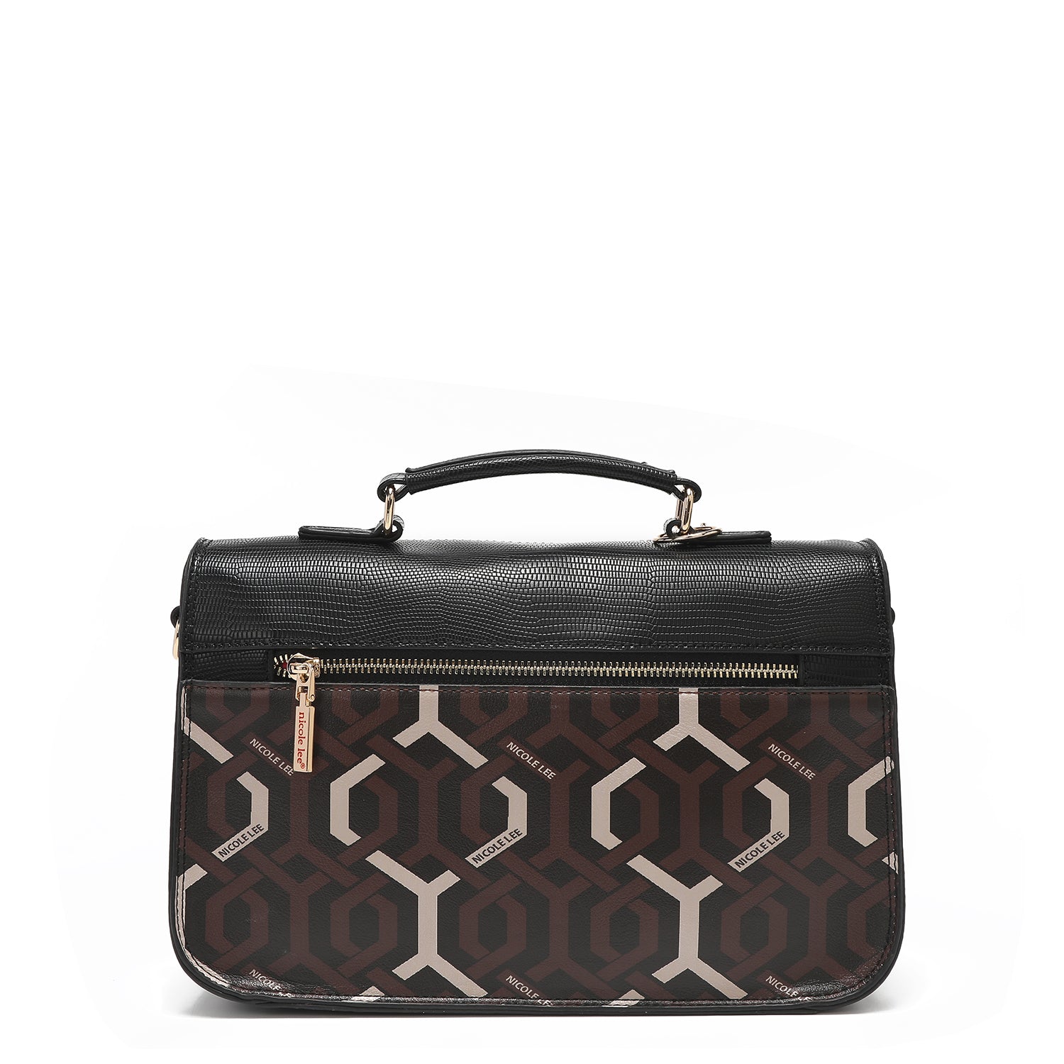 BORSA A TRACOLLA PICCOLA "GEOMETRICA".