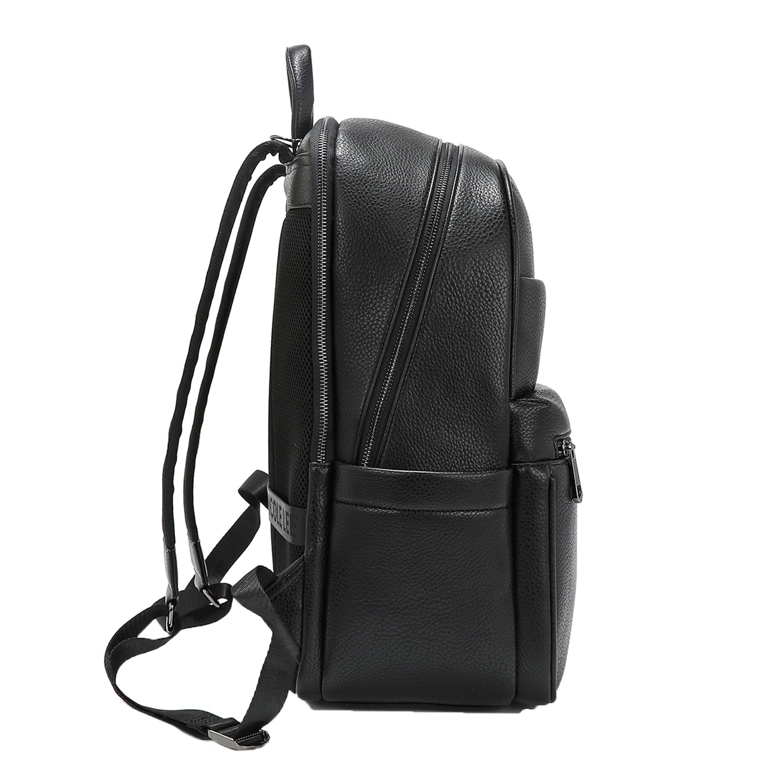 MOCHILA PRETA DE HOMEM COM PORTA DE CARREGAMENTO USB
