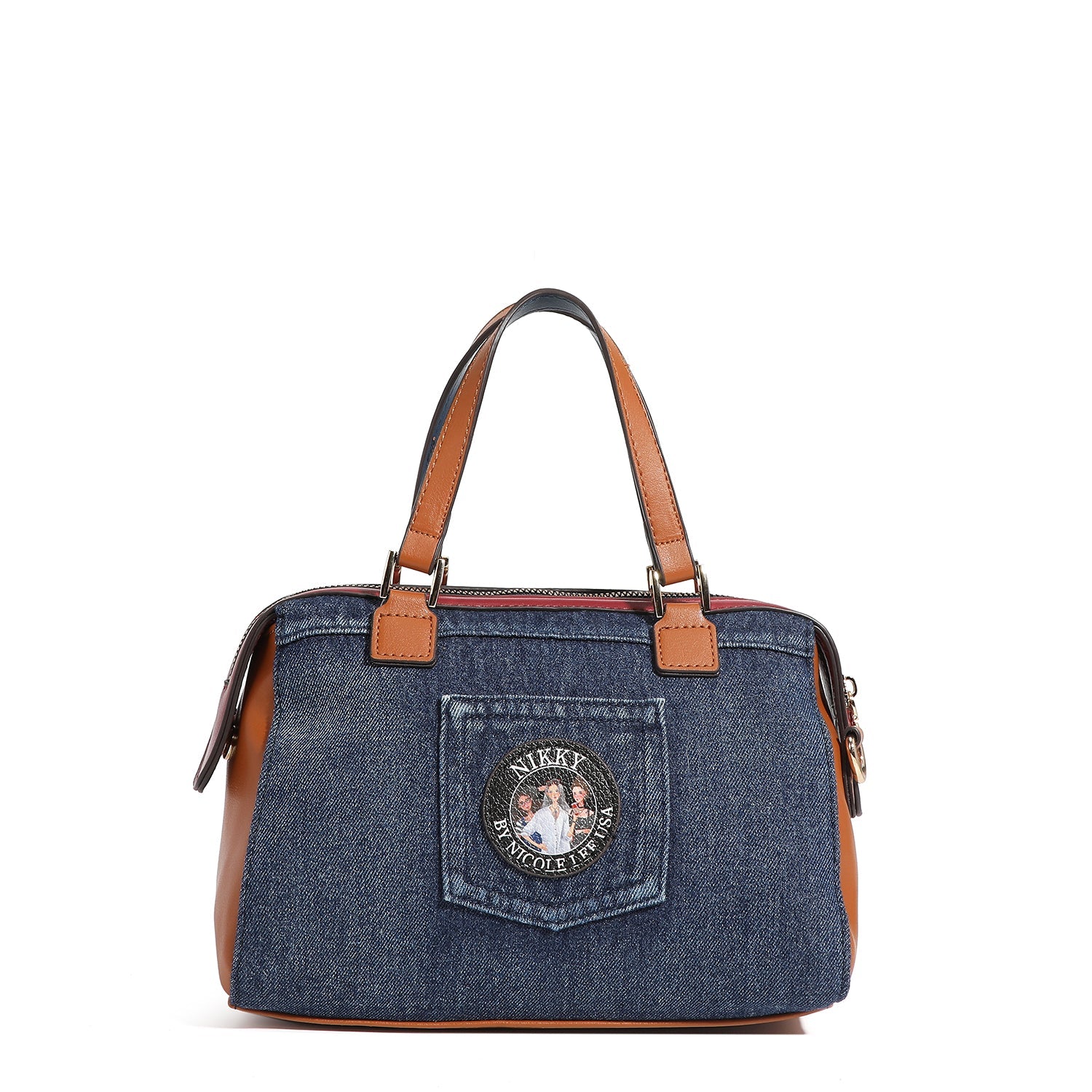 BORSA A TRACOLLA PICCOLA BOSTON <tc>Denim</tc>