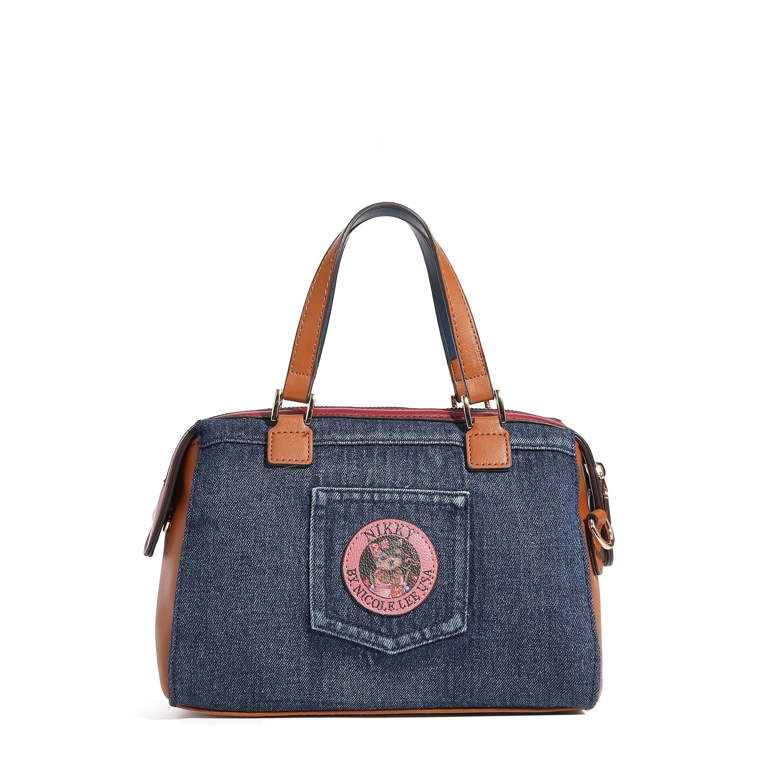 BORSA A TRACOLLA PICCOLA BOSTON <tc>Denim</tc>
