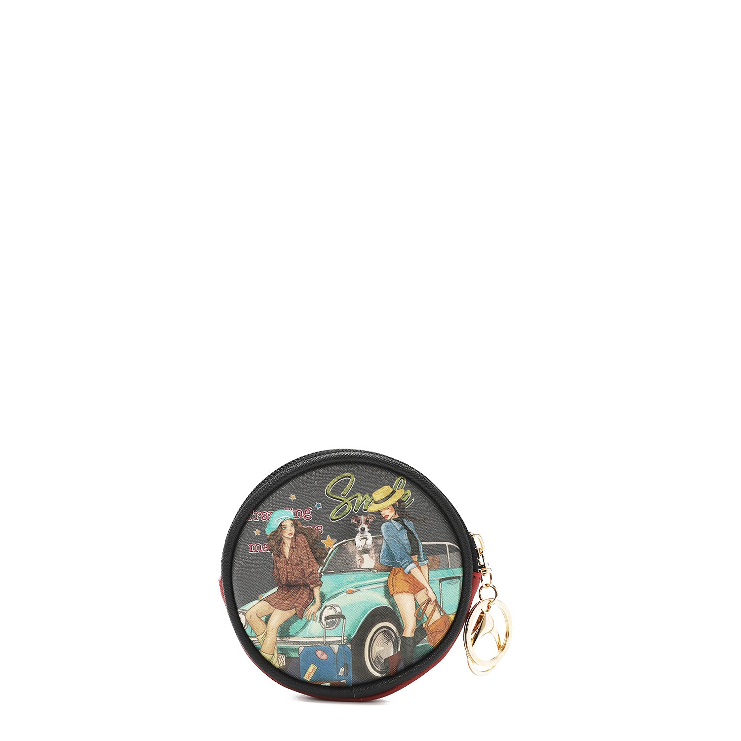 PORTACHIAVI CON PORTAFOGLIO CIRCOLARE <tc>NIKKY</tc>