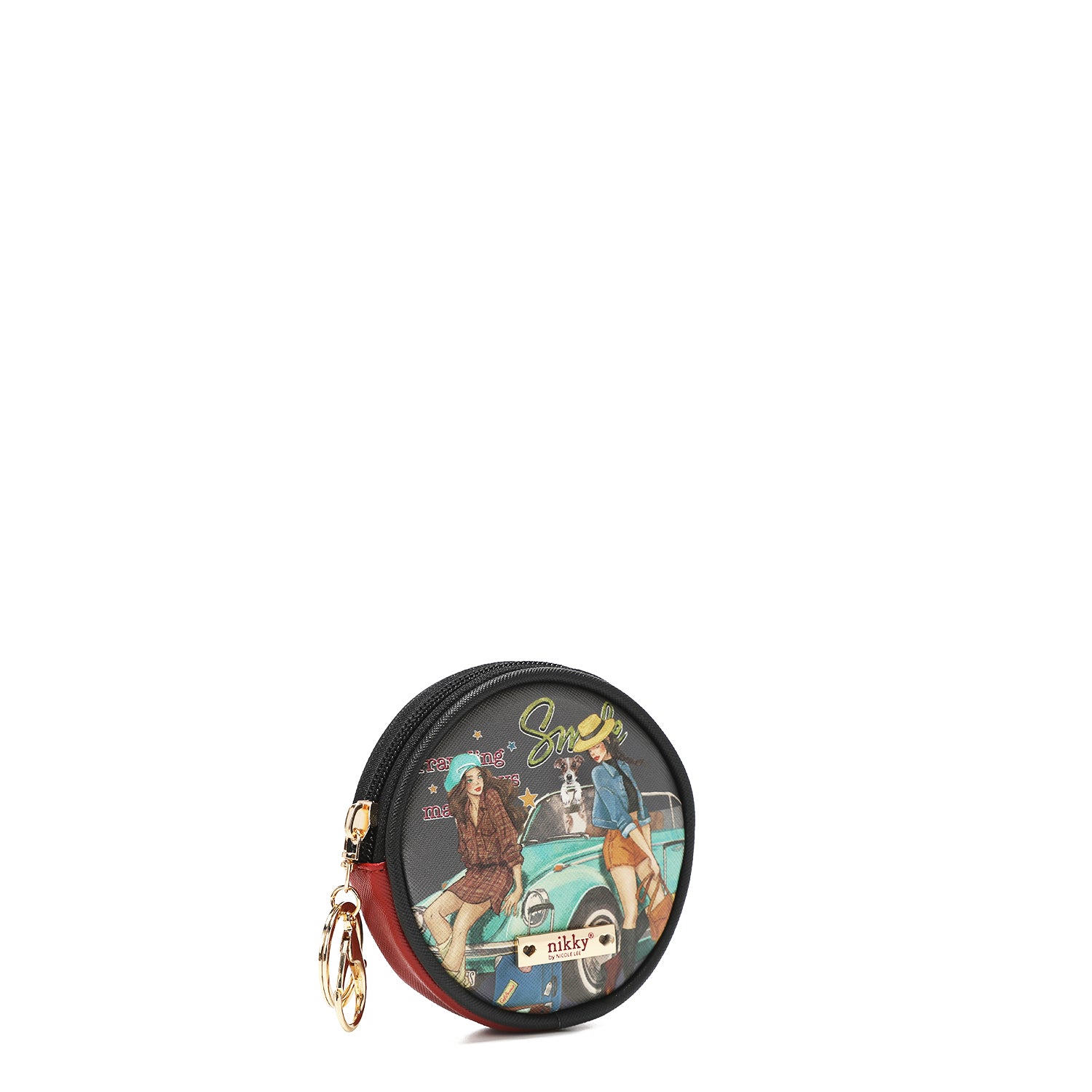 PORTACHIAVI CON PORTAFOGLIO CIRCOLARE <tc>NIKKY</tc>