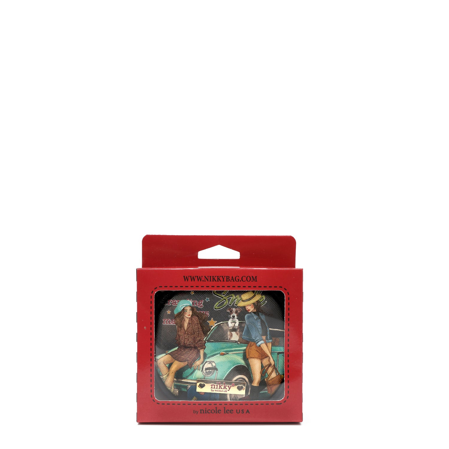 PORTACHIAVI CON PORTAFOGLIO CIRCOLARE <tc>NIKKY</tc>