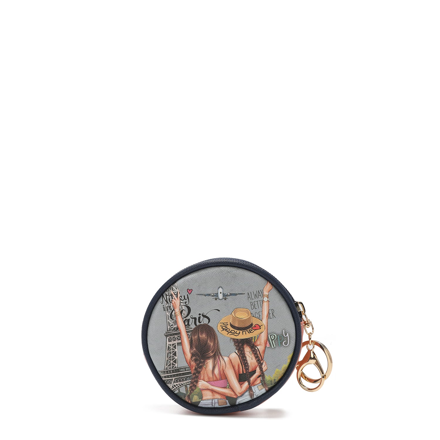 PORTACHIAVI CON PORTAFOGLIO CIRCOLARE <tc>NIKKY</tc>