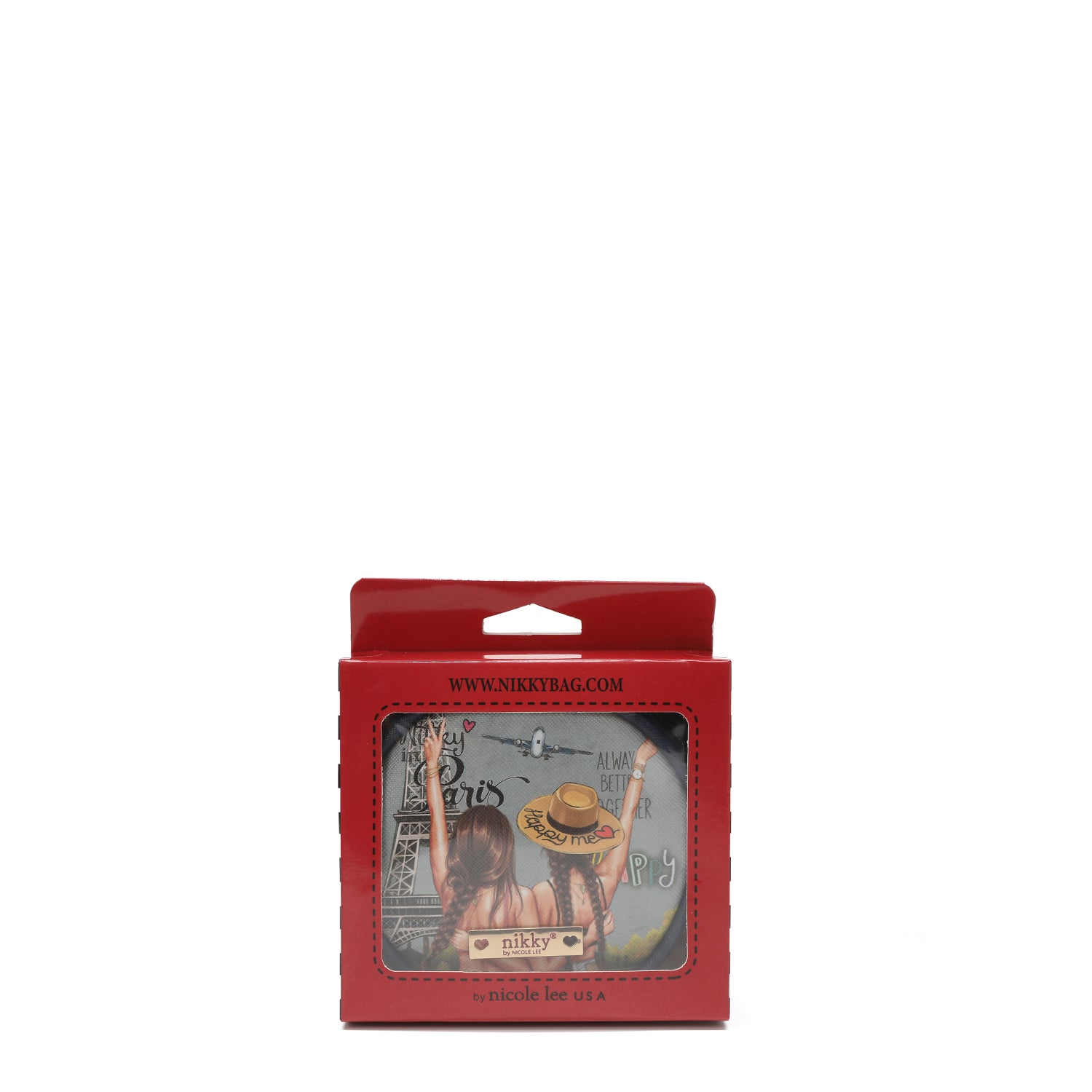 PORTACHIAVI CON PORTAFOGLIO CIRCOLARE <tc>NIKKY</tc>