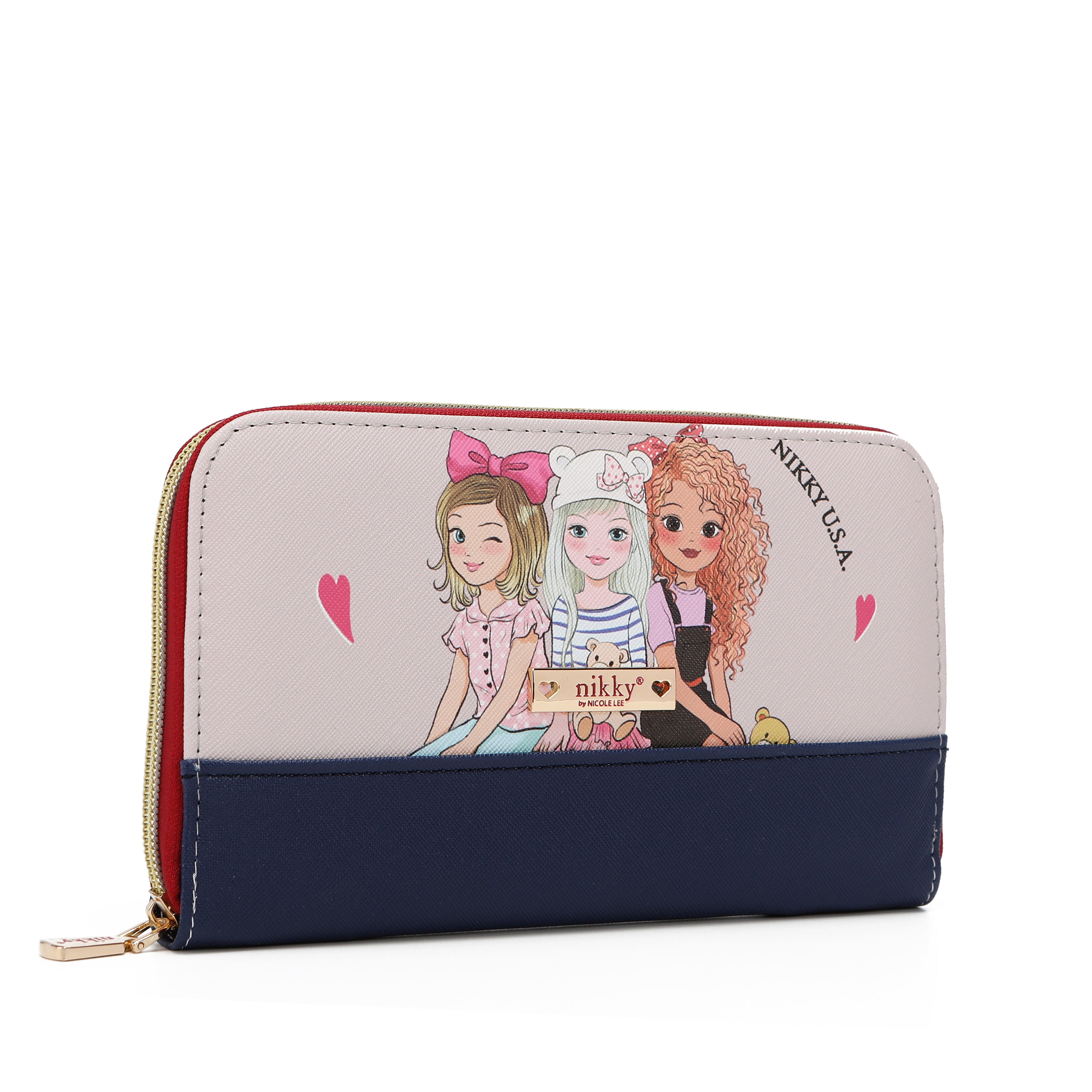 Set di pennelli per il trucco con custodia <tc>NIKKY</tc>