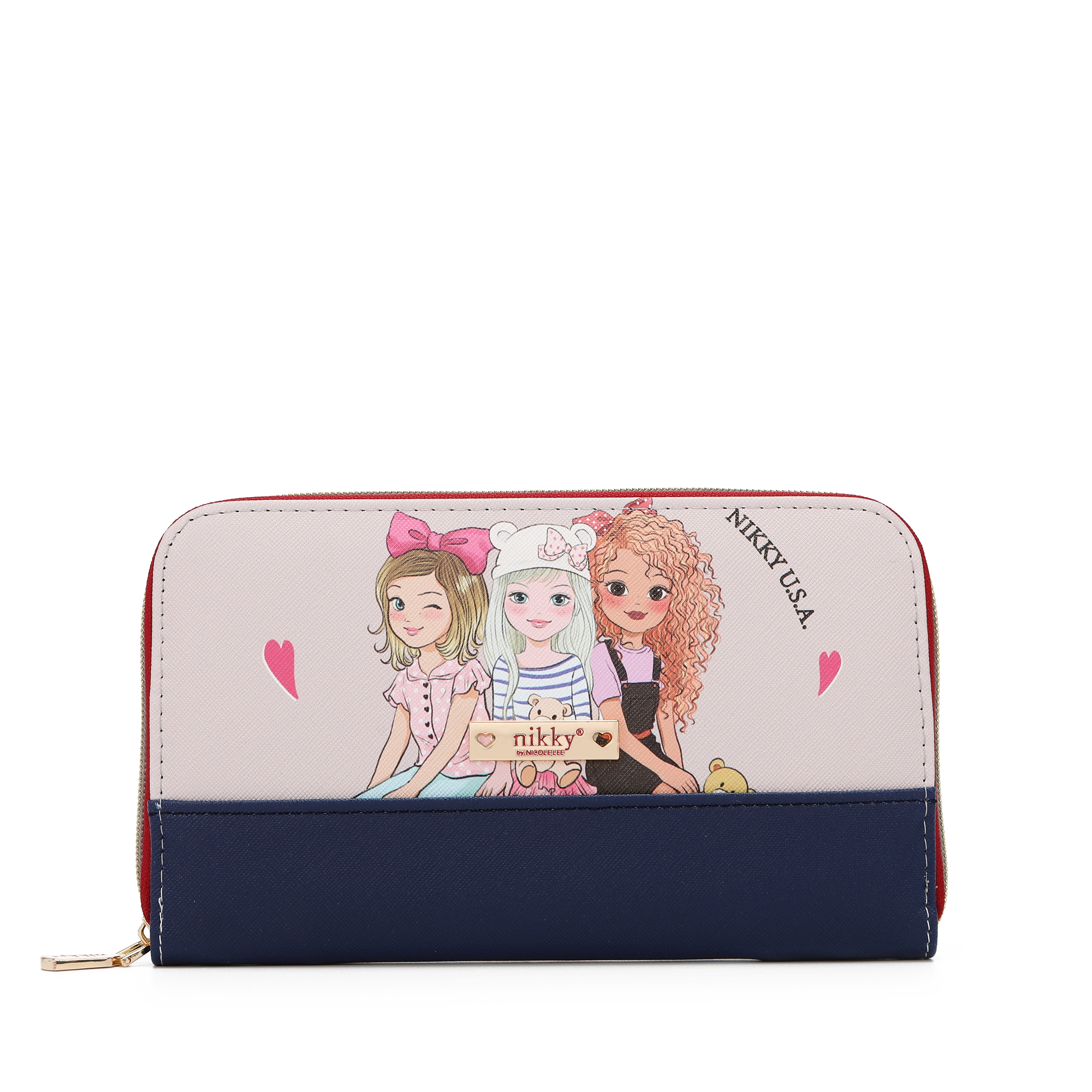 Set di pennelli per il trucco con custodia <tc>NIKKY</tc>