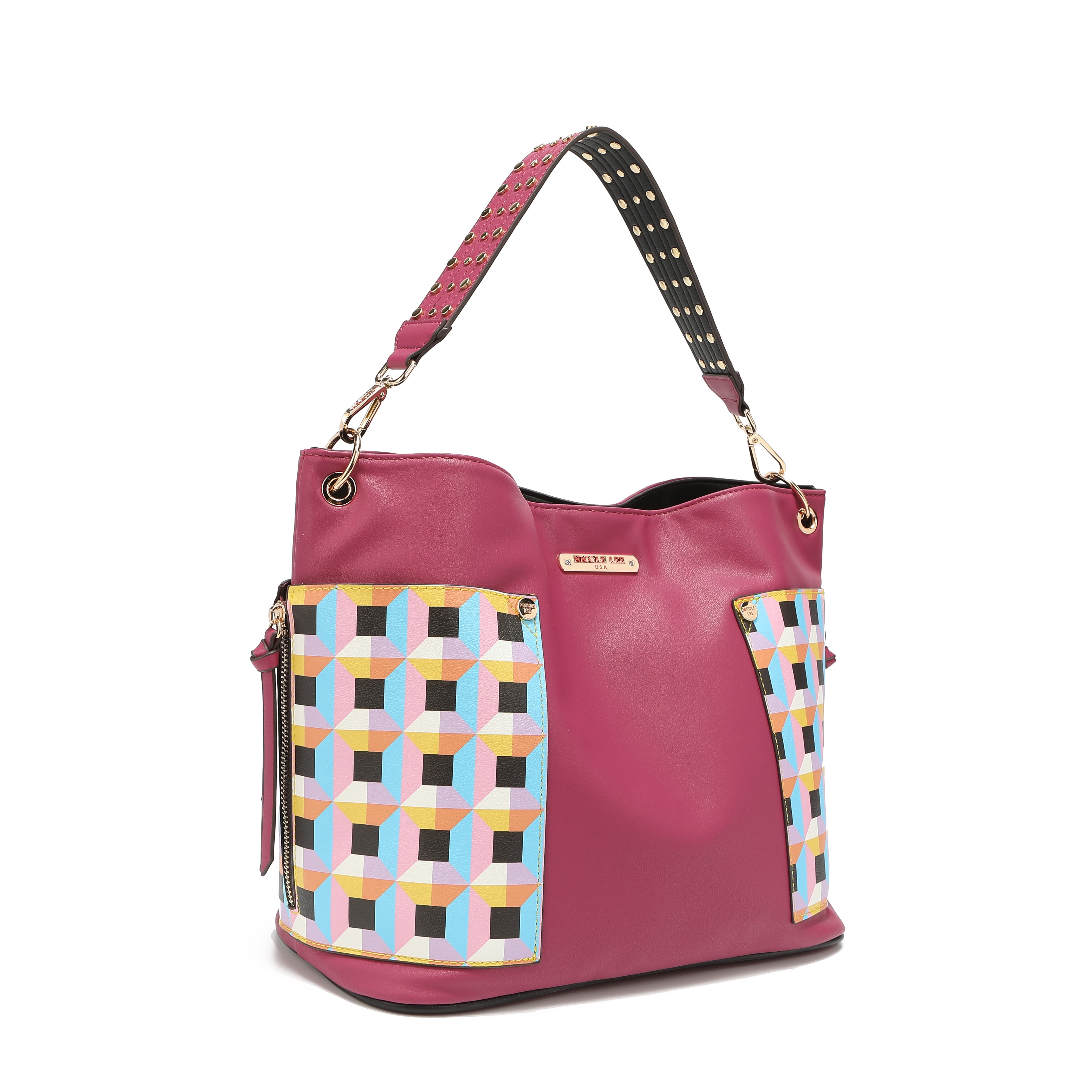 Quihn Sac à bandoulière avec sac à main et sac interne supplémentaires