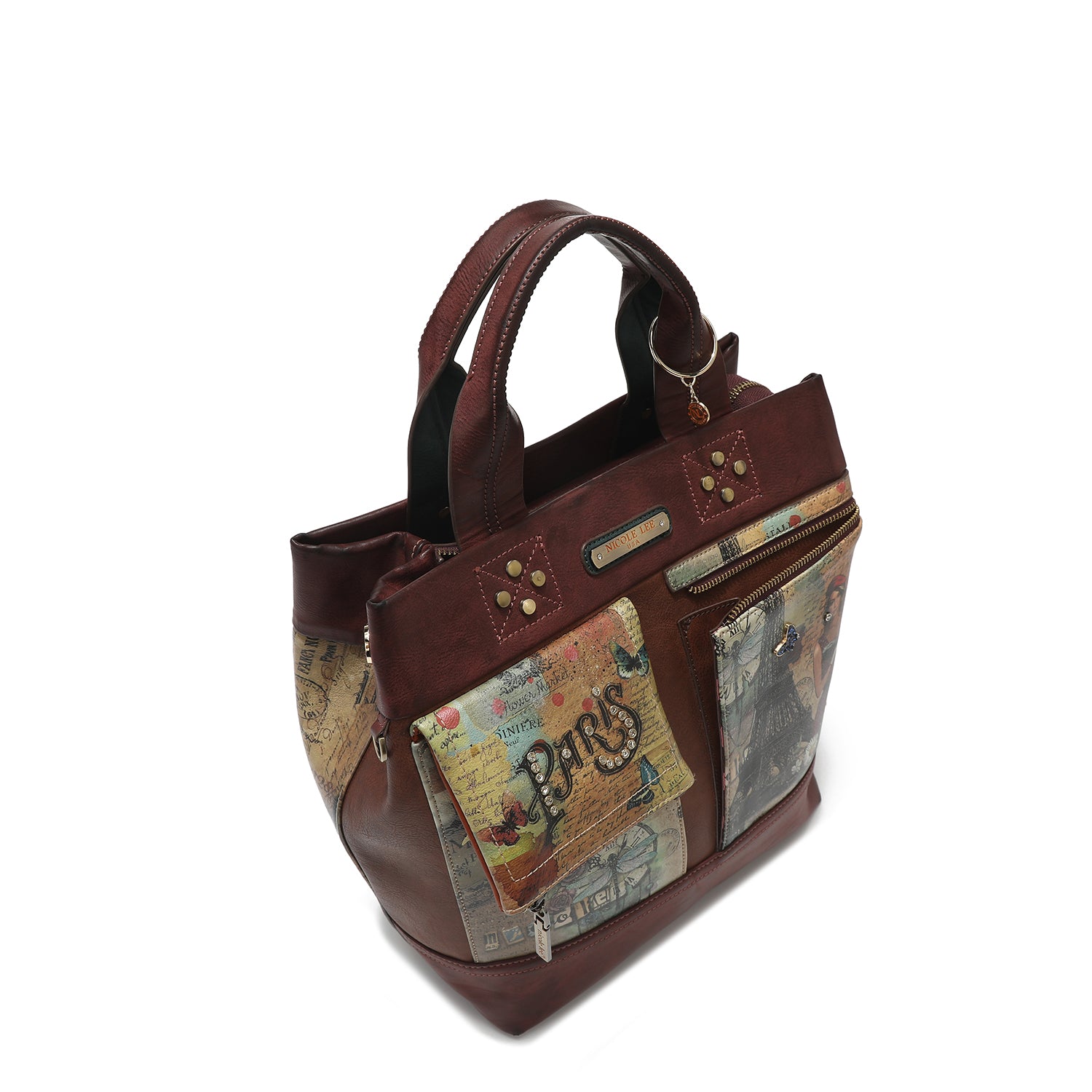 BORSA A TRACOLLA SPAZIOSA "PARIS FASHION WEEK".