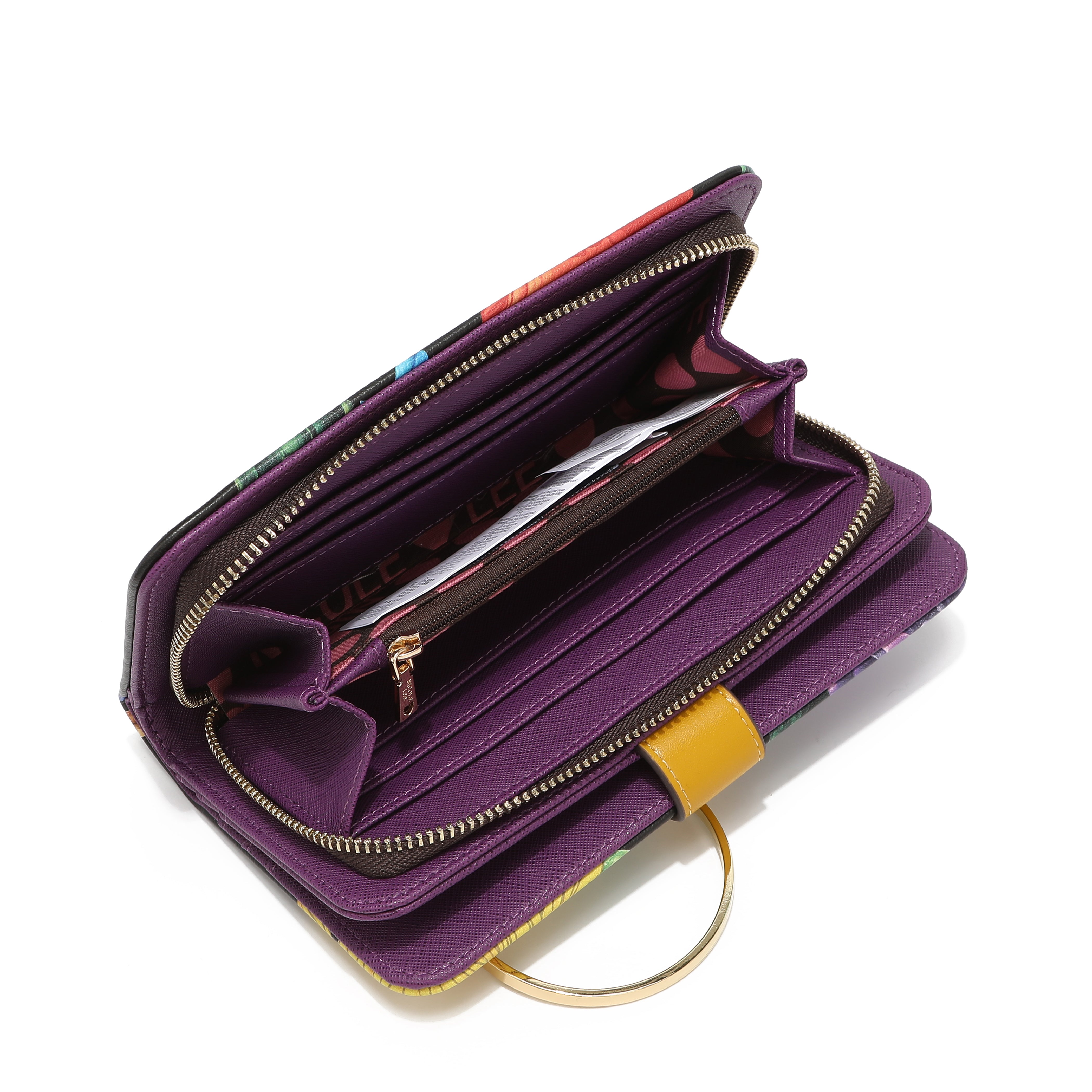 Mode gedrucktes Portfolio mit Reißverschluss