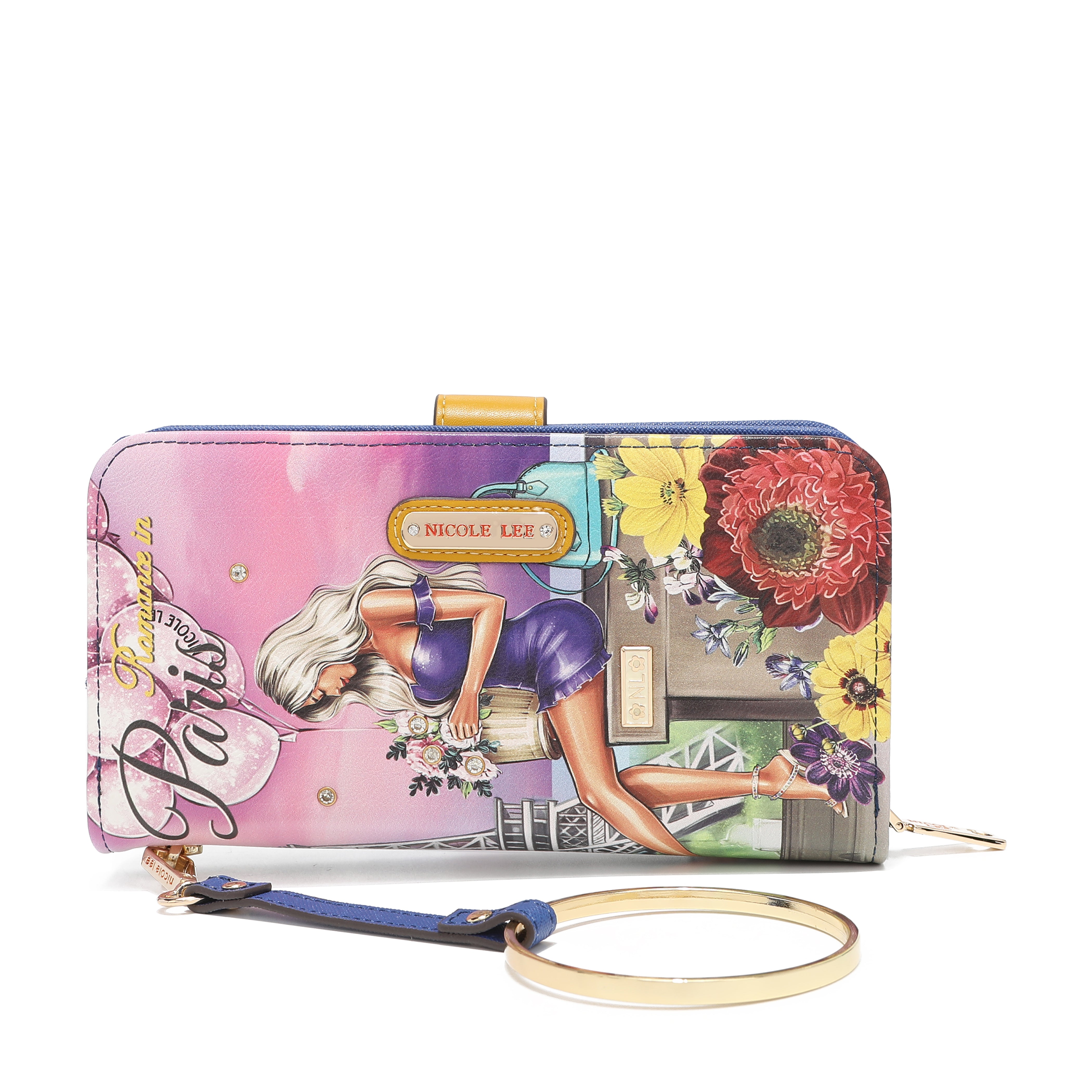 Mode gedrucktes Portfolio mit Reißverschluss