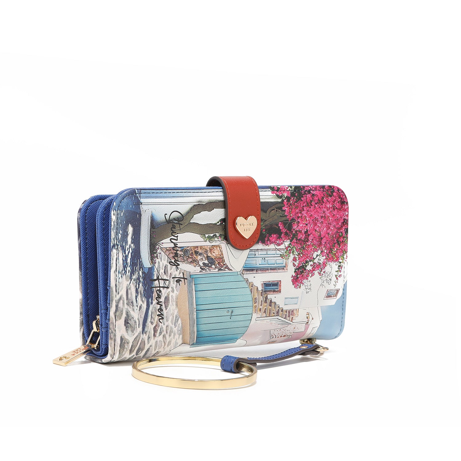 Mode gedrucktes Portfolio mit Reißverschluss